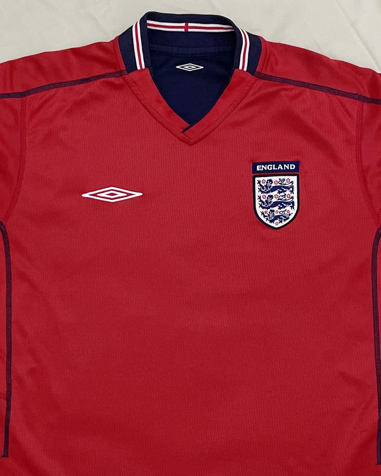 Umbro England Away Kit 2002 2003 2004 Size US M / EU 48-50 / 2 - 4 Thumbnail