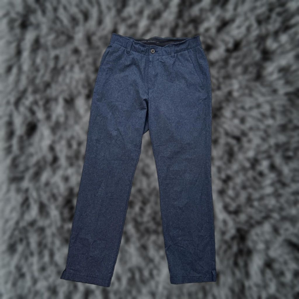 Under Armour Under Armour Pants Mens 30x29 Blue Performance Golf Chino Straight Leg Regular Waist 30 Inseam 29 Flat Front Size 32[x]30 2018 Mens Size US 32 / EU 48 - 1 Thumbnail