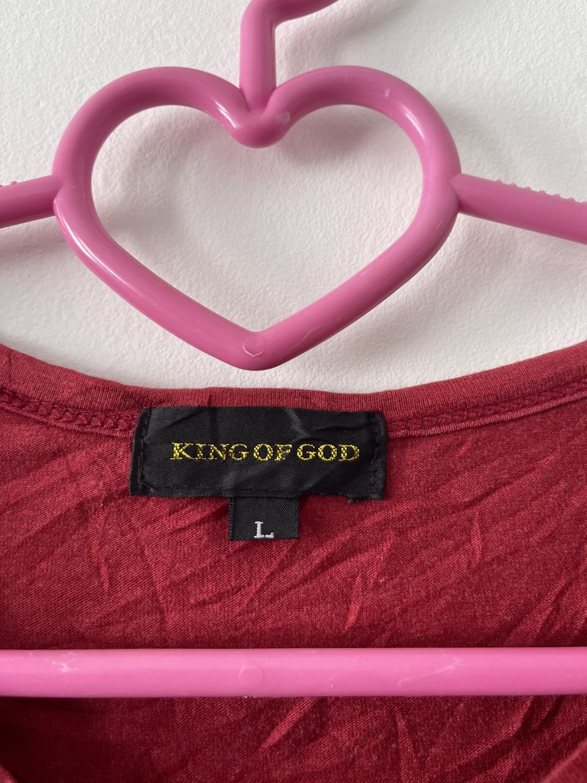 Rare Vintage KING OF GOD Alphas Spell Out Streetwear