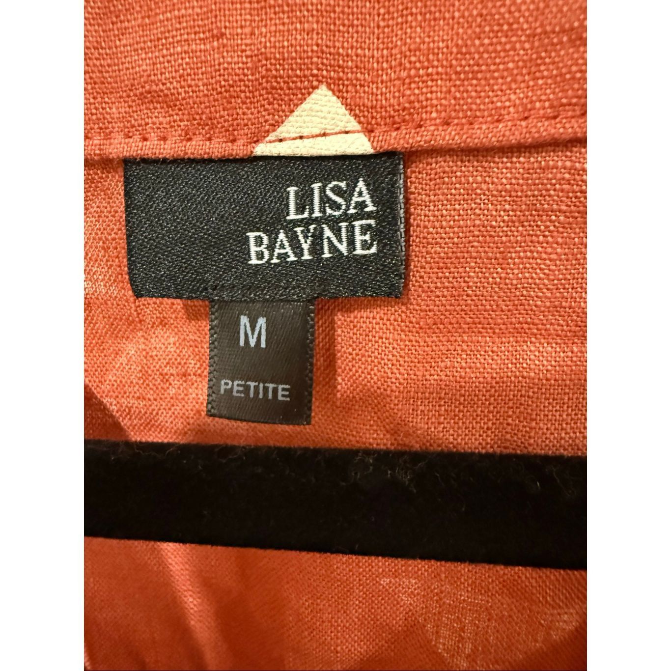 LIZ LISA Lisa Bayne rust/orange linen dress lagenlook size Medium Pet Size M / US 6-8 / IT 42-44 - 3 Thumbnail