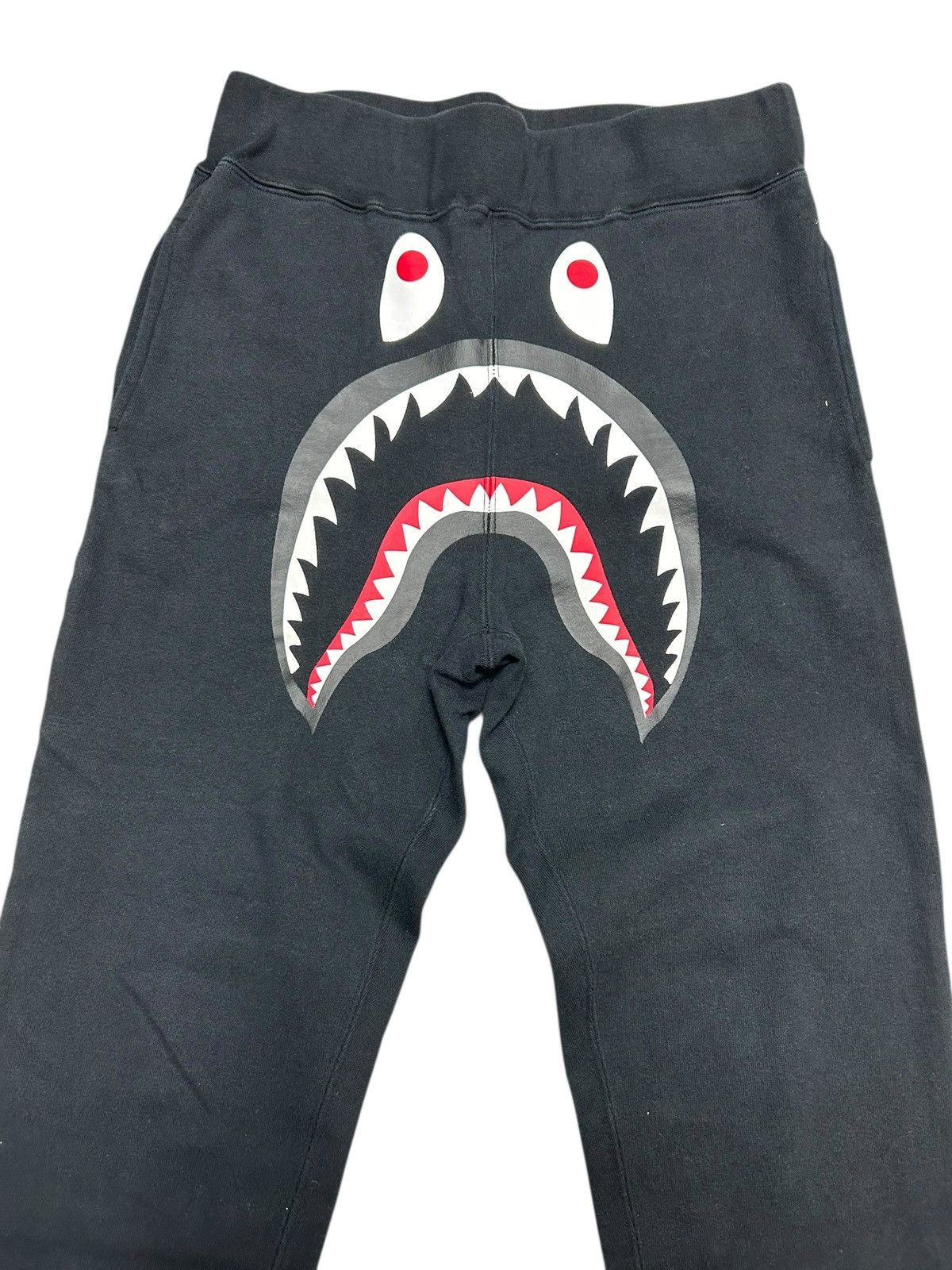 Bape Bape Shark Sweatpants - Size Small Size US 28 / EU 44 - 2 Thumbnail