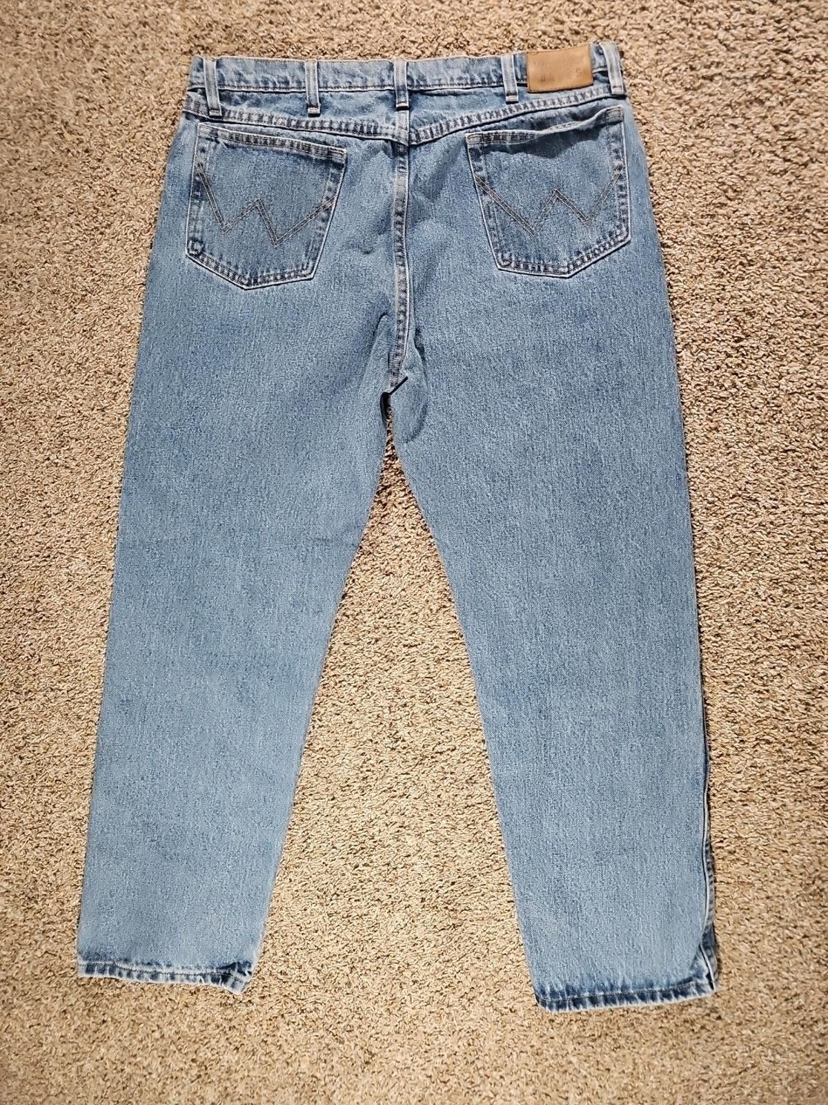 Wrangler Wrangler Blues 38x30 Straight Leg Jeans Size US 38 / EU 54 - 5 Thumbnail