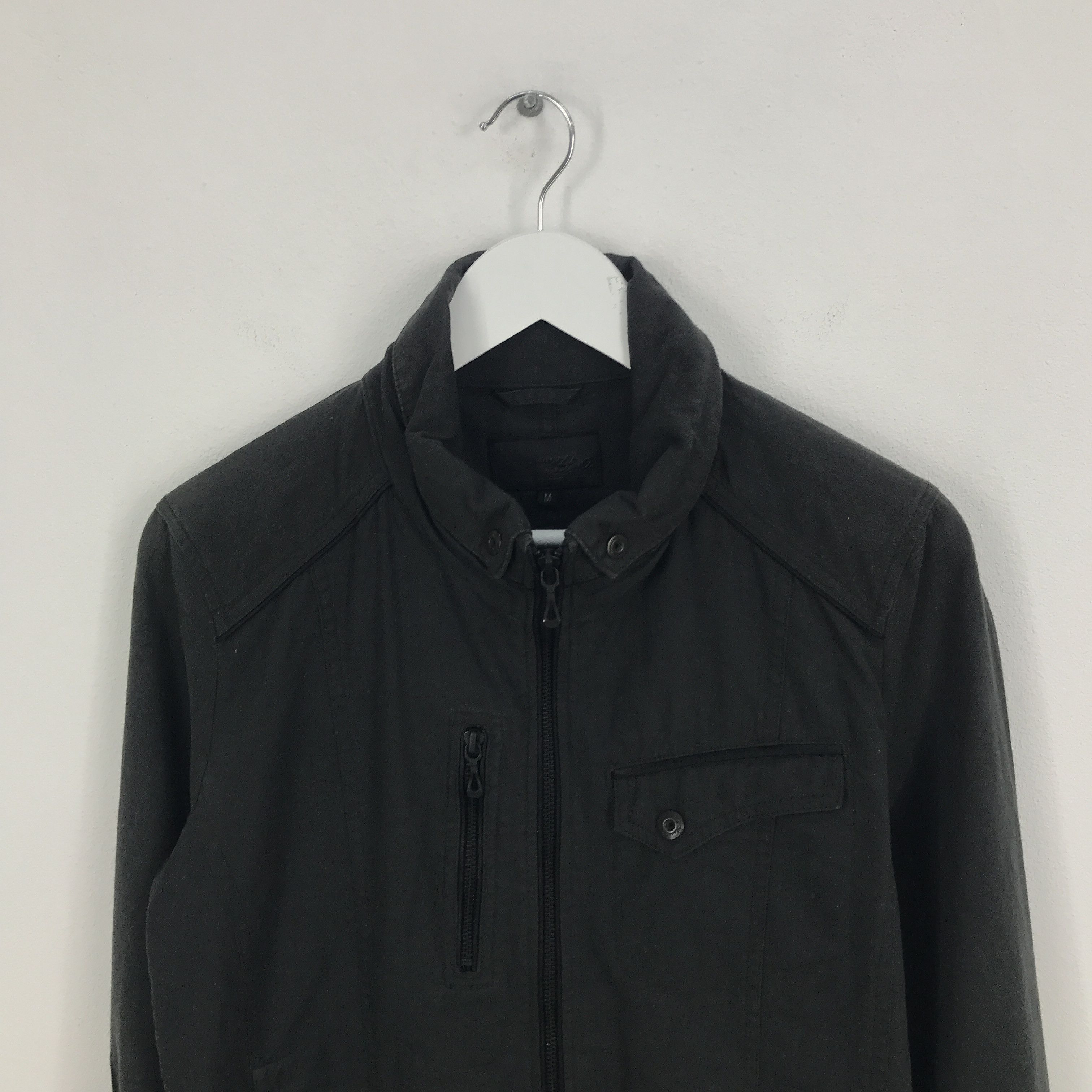 Japanese Brand × Mossimo Rare🔥Mossimo Black Biker style Punk zipper jacket Size US L / EU 52-54 / 3 - 2 Thumbnail