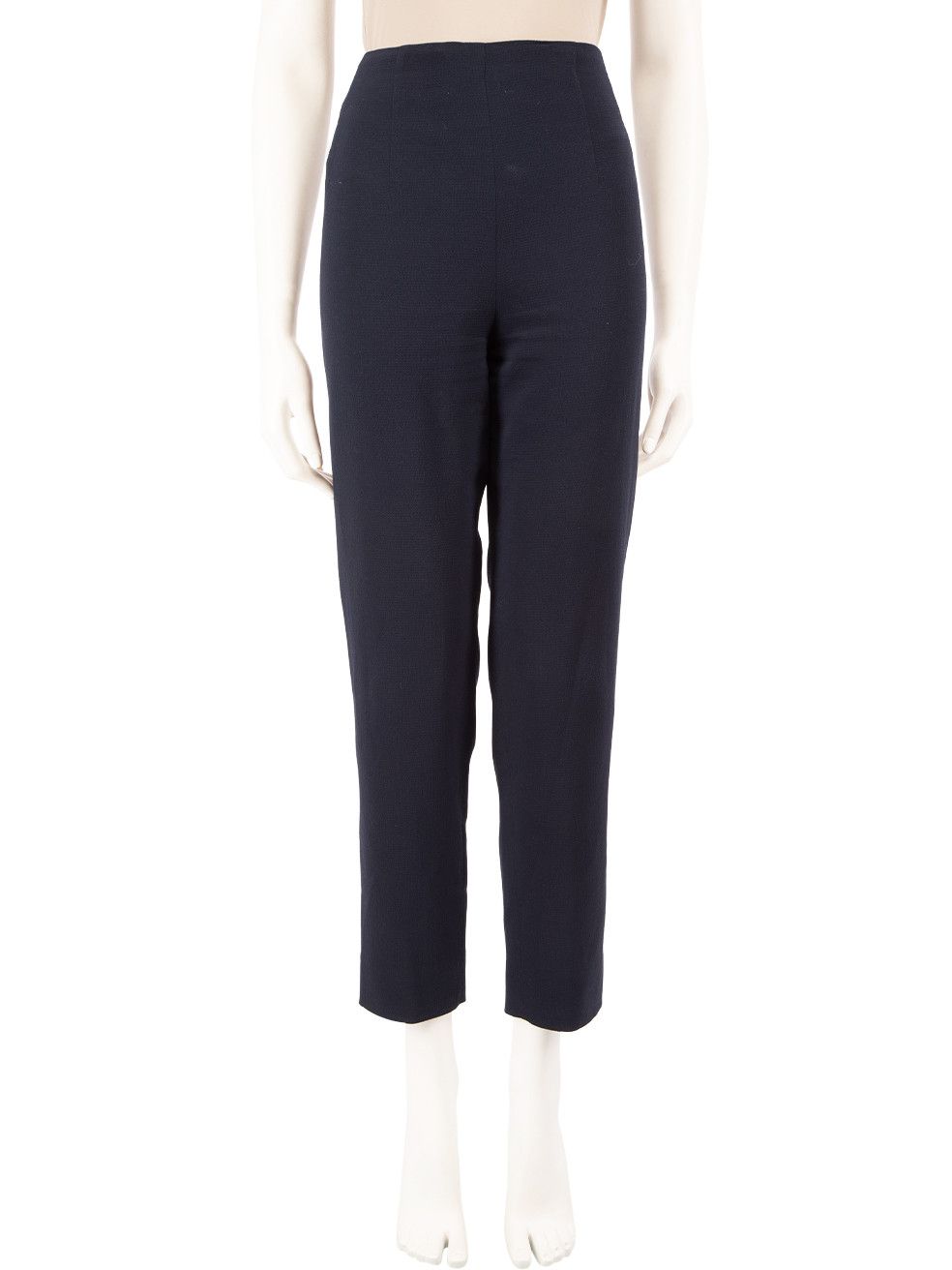 Emilia Wickstead Navy Slim Leg Trousers Size 28" / US 6 / IT 42 - 1 Thumbnail