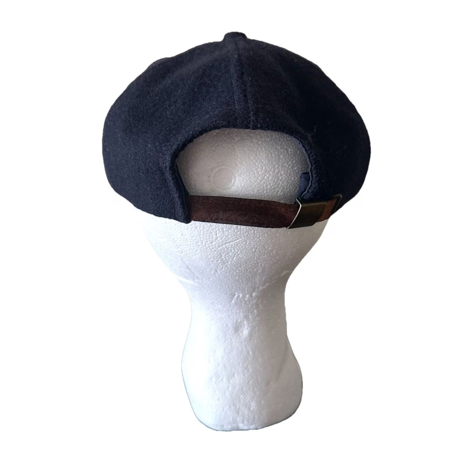 Banana Republic VINTAGE Banana Republic Cabinwear Hat Cap Men’s Blue Wool Buckle One Size Wool Made In USA Baseball Cap 90s Retro Men’s Size ONE SIZE - 4 Thumbnail
