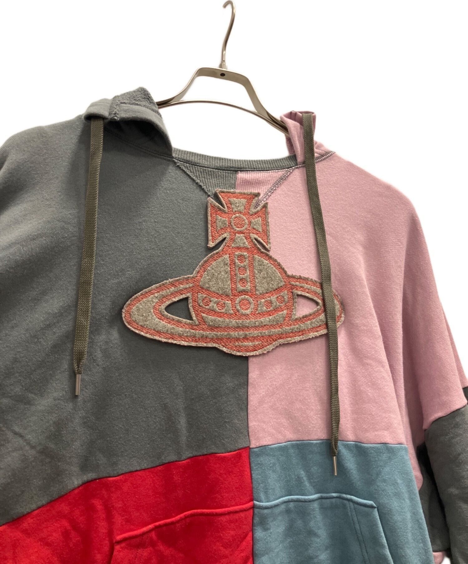 Vivienne Westwood Orb Patchwork Hoodie Size US M / EU 48-50 / 2 - 5 Thumbnail