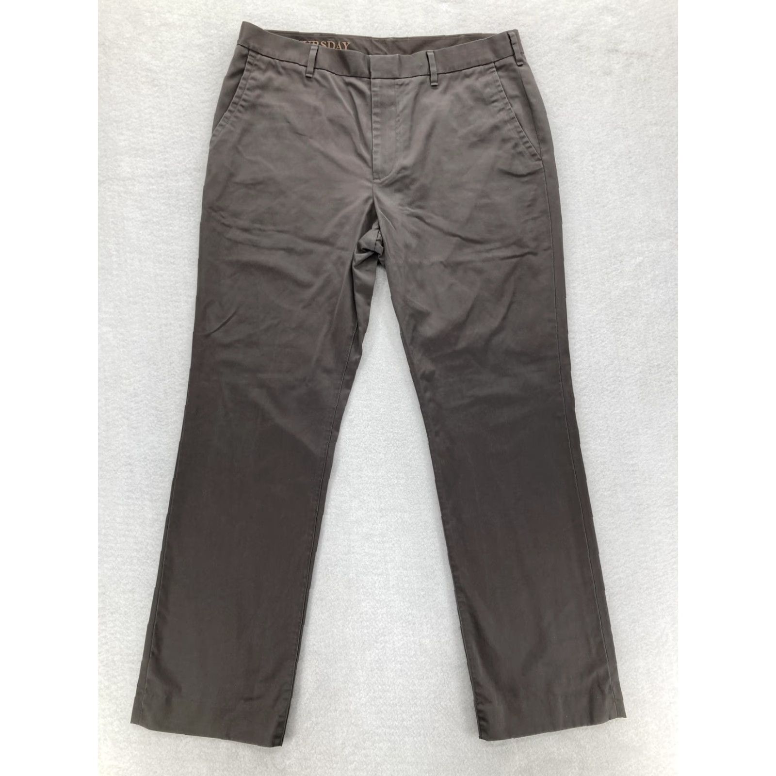 Bonobos Bonobos Pants Mens 35x32 Gray Straight Fit Chino Casual Weekday Warrior Thursday Mens Regular 35 32 Gray Chino Pants Bonobos Size US 35 - 2 Thumbnail