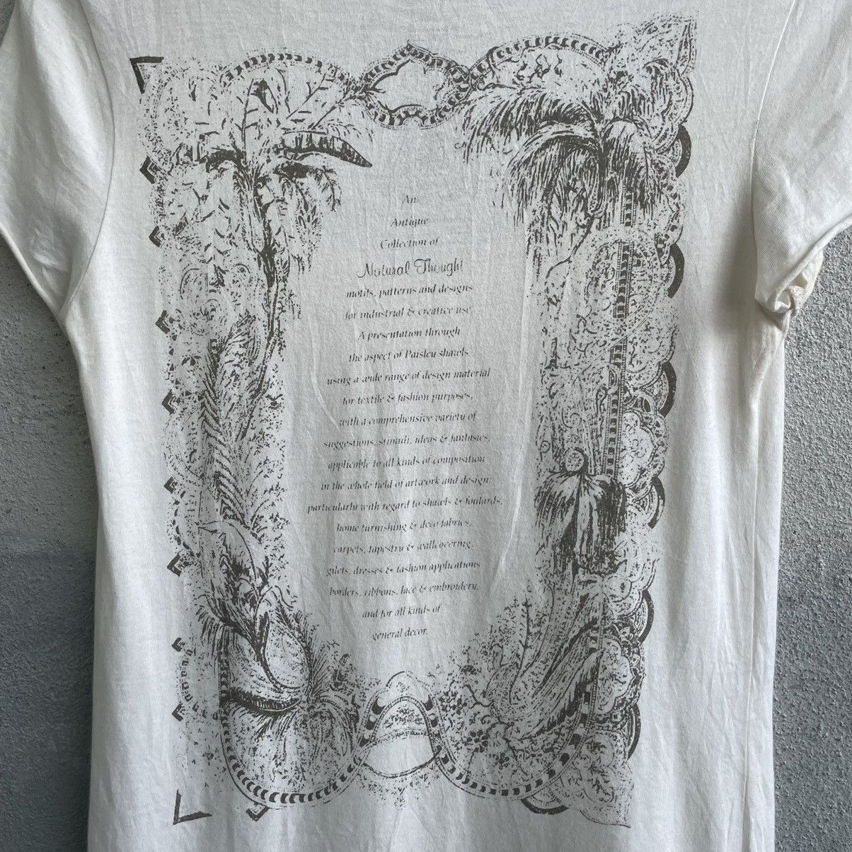 GOA Vintage GOA Natural Thought Poem Tee Shirt Size US XS / EU 42 / 0 - 4 Thumbnail