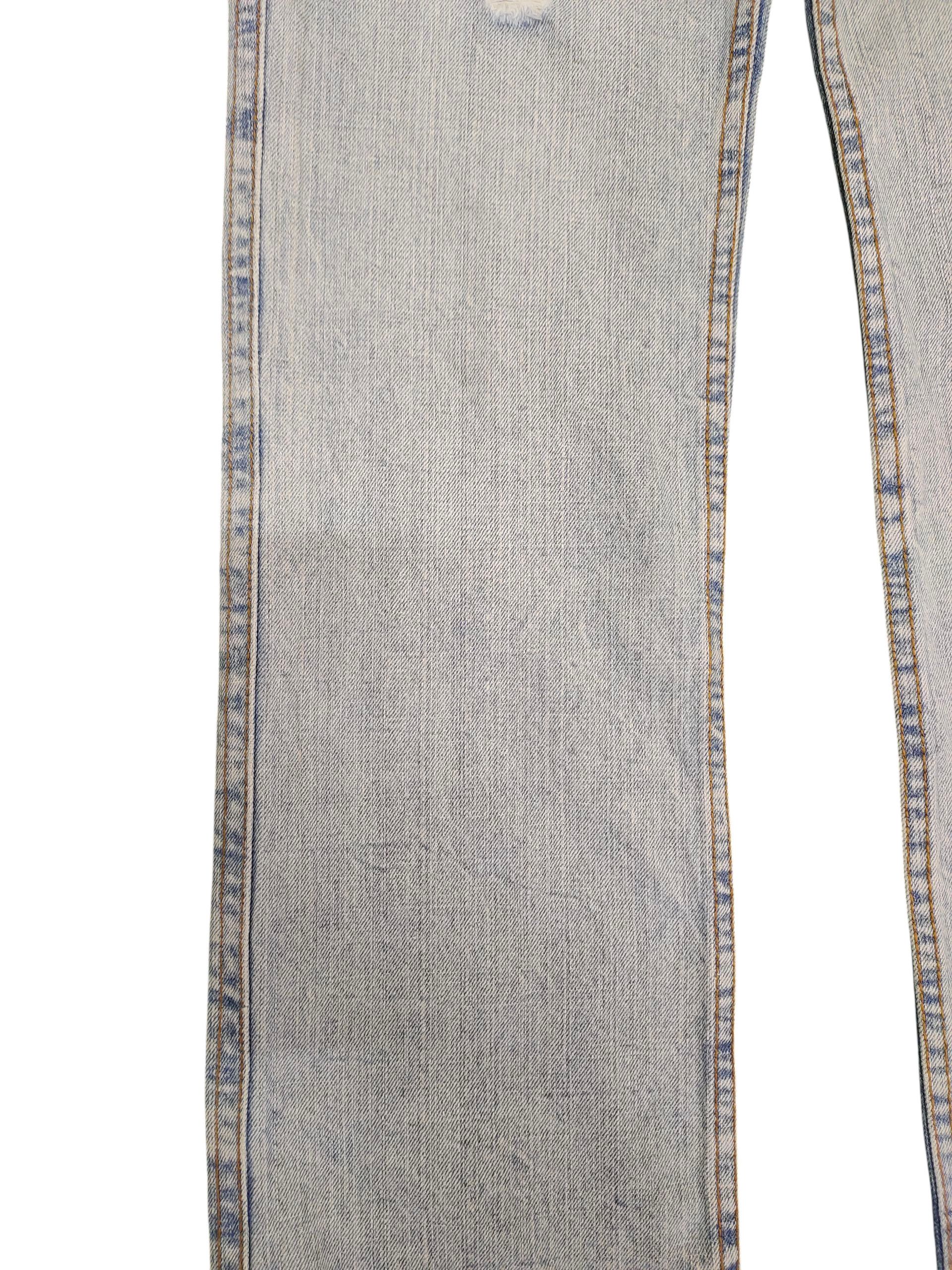 Hysteric Glamour × Undercover Japanese Brand Clef De Sol Clawmark Distress Faded Jeans Size US 29 - 4 Thumbnail