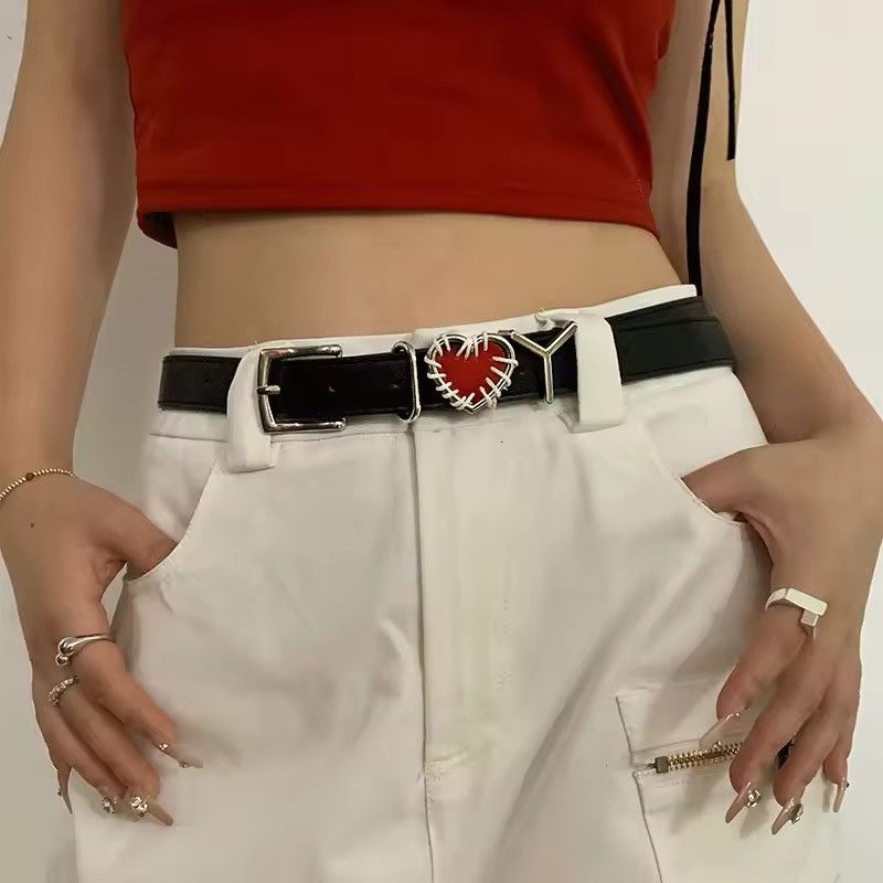 Other Creative Unisex Alloy Red Heart Belt Size ONE SIZE - 1 Thumbnail