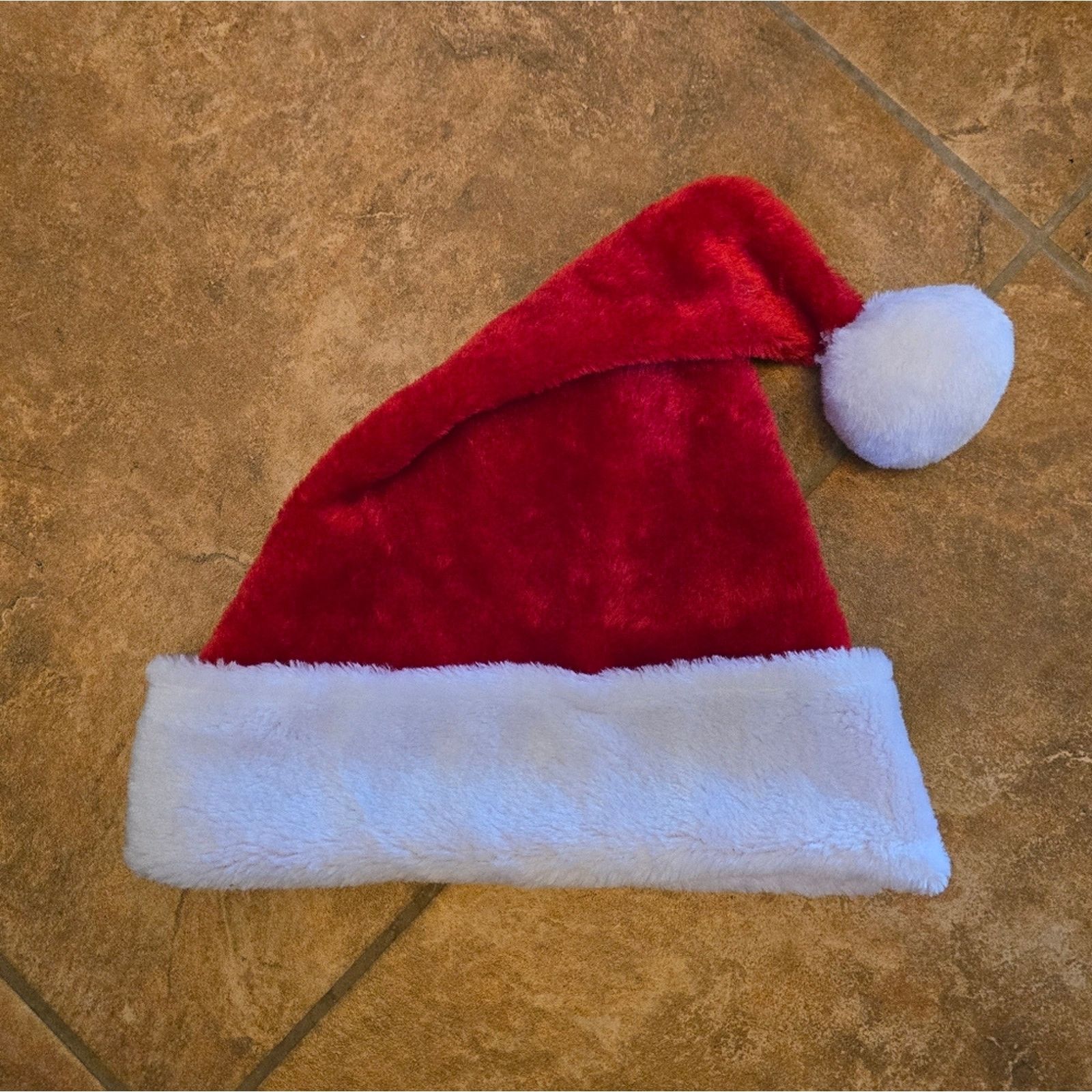 Walmart Red Santa Oversized Xmas Holiday Hat Size ONE SIZE - 2 Thumbnail