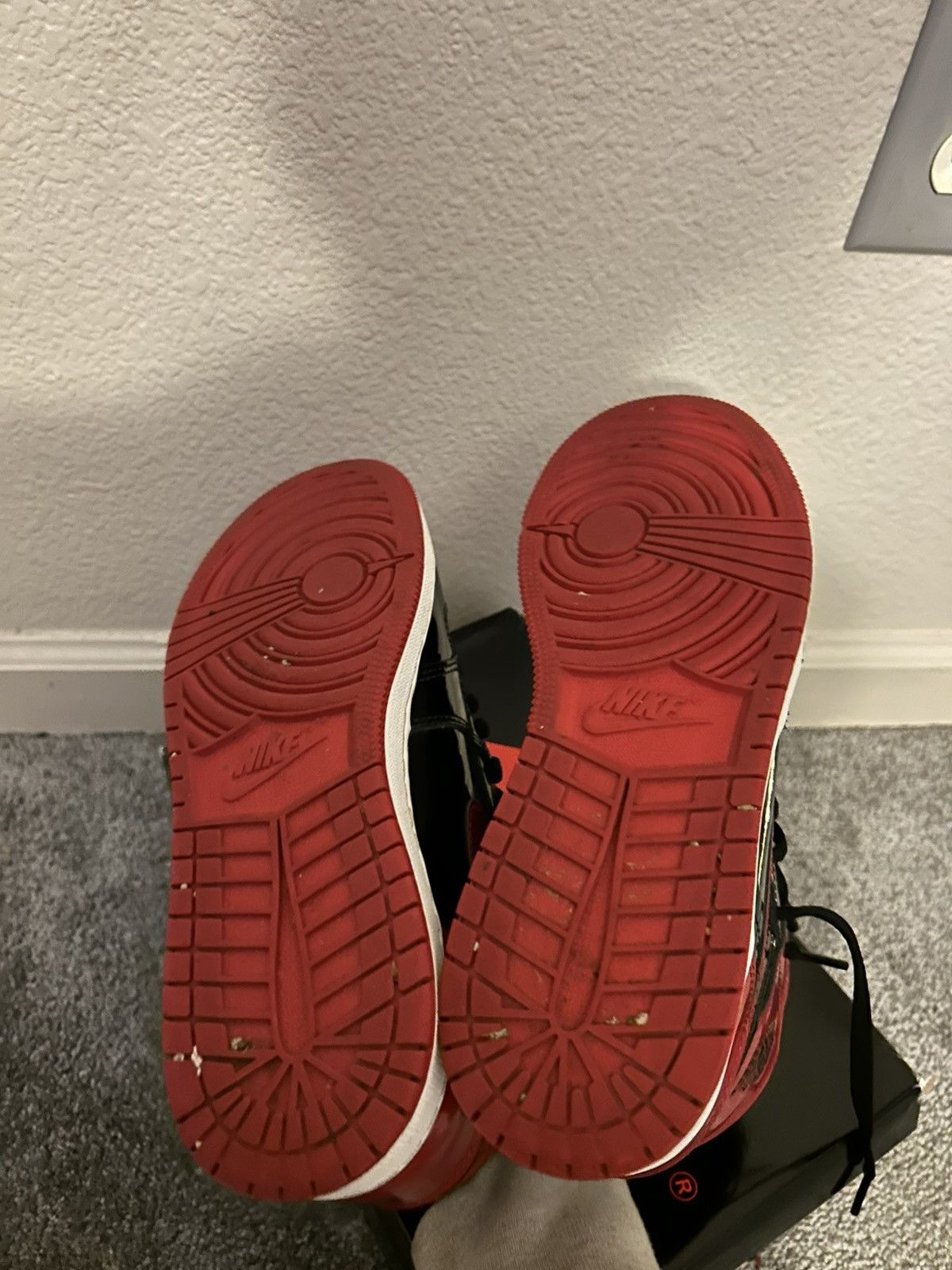 Jordan Brand × Nike Patent Bred 1’s Size US 7 / EU 40 - 6 Thumbnail