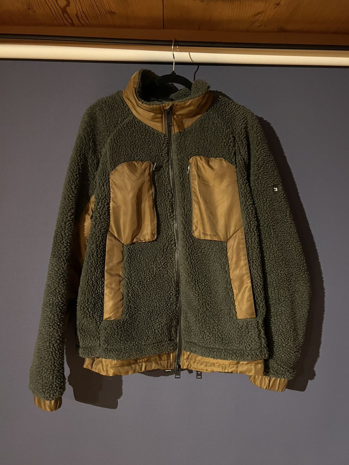 Krakatau Krakatau PEEBLES ZIP-UP SHERPA JACKET QM409-51 - DARK GREEN Size US M / EU 48-50 / 2 - 1 Thumbnail