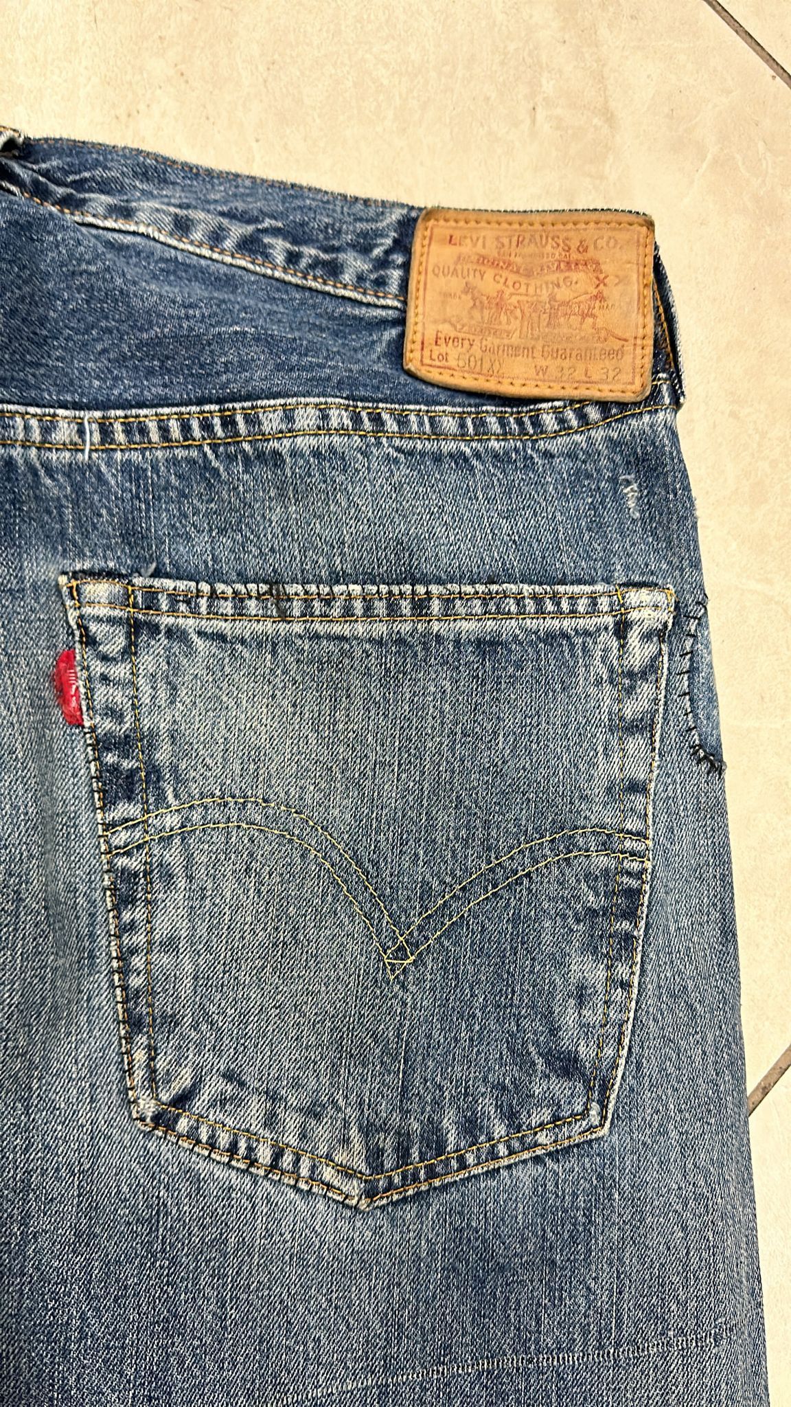 Levi's Vintage Clothing LVC Levi's Vintage Clothing 1947 501XX BigE Selvedge Jeans Size US 32 / EU 48 - 7 Thumbnail