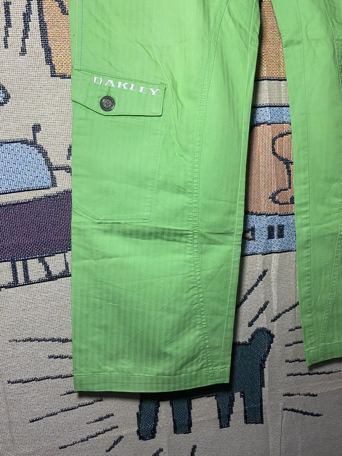 Oakley Oakley Vintage Pants Green Sportwear Size US 34 / EU 50 - 2 Thumbnail