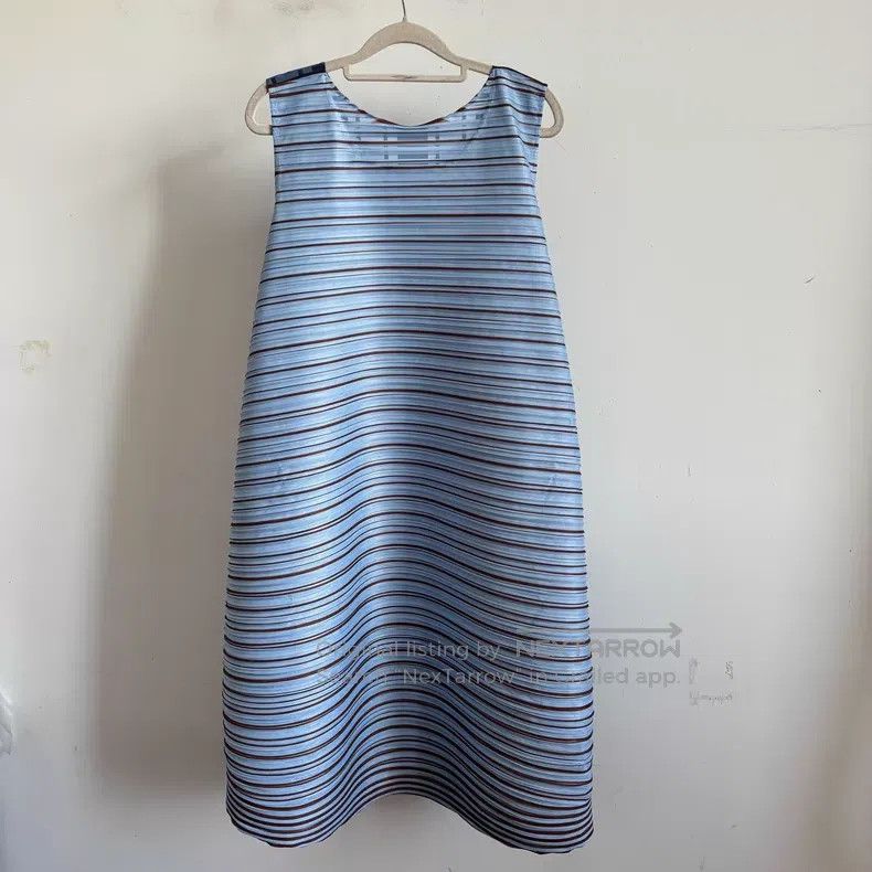 Issey Miyake Issey Miyake size:one size Blue Dress Size XXS / US 00 / IT 34 - 2 Thumbnail