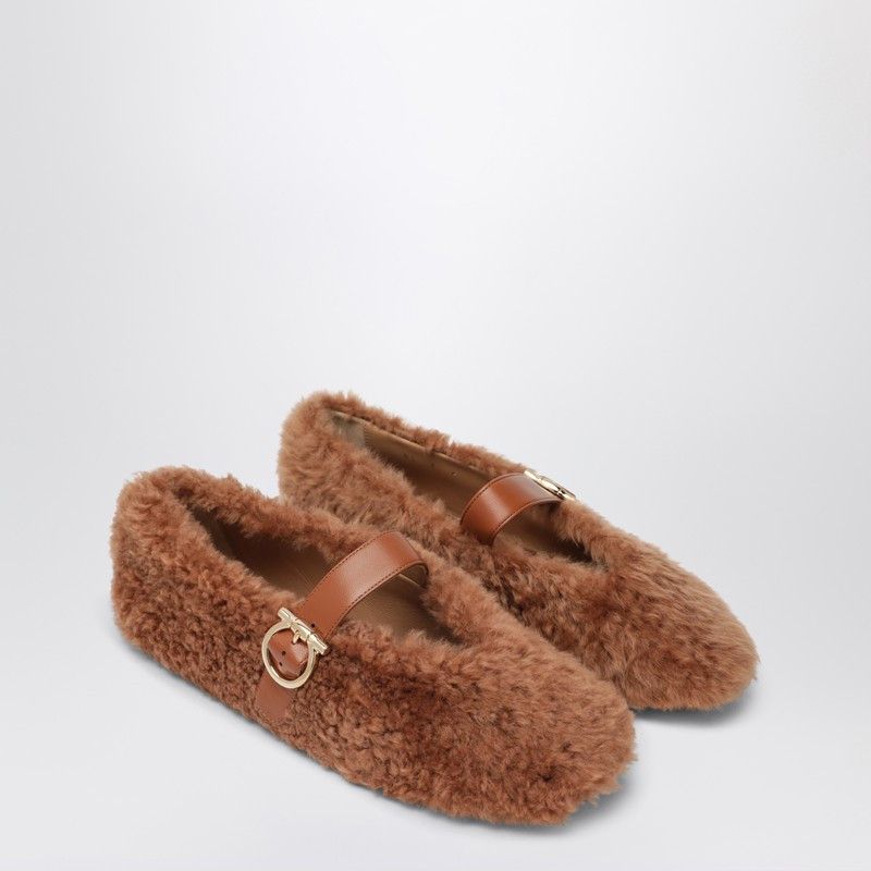 Salvatore Ferragamo Ferragamo Ballerina Ornament Gancini Size US 4.5 / IT 34.5 - 1 Thumbnail