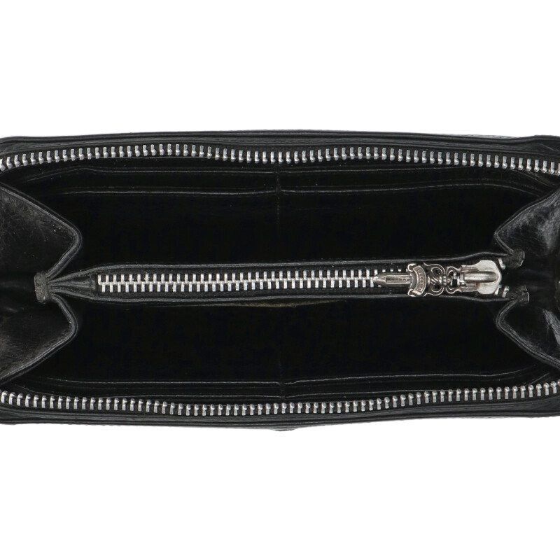 Chrome Hearts Chrome Hearts Flare Decoration Round Zip Wallet Size ONE SIZE - 3 Thumbnail