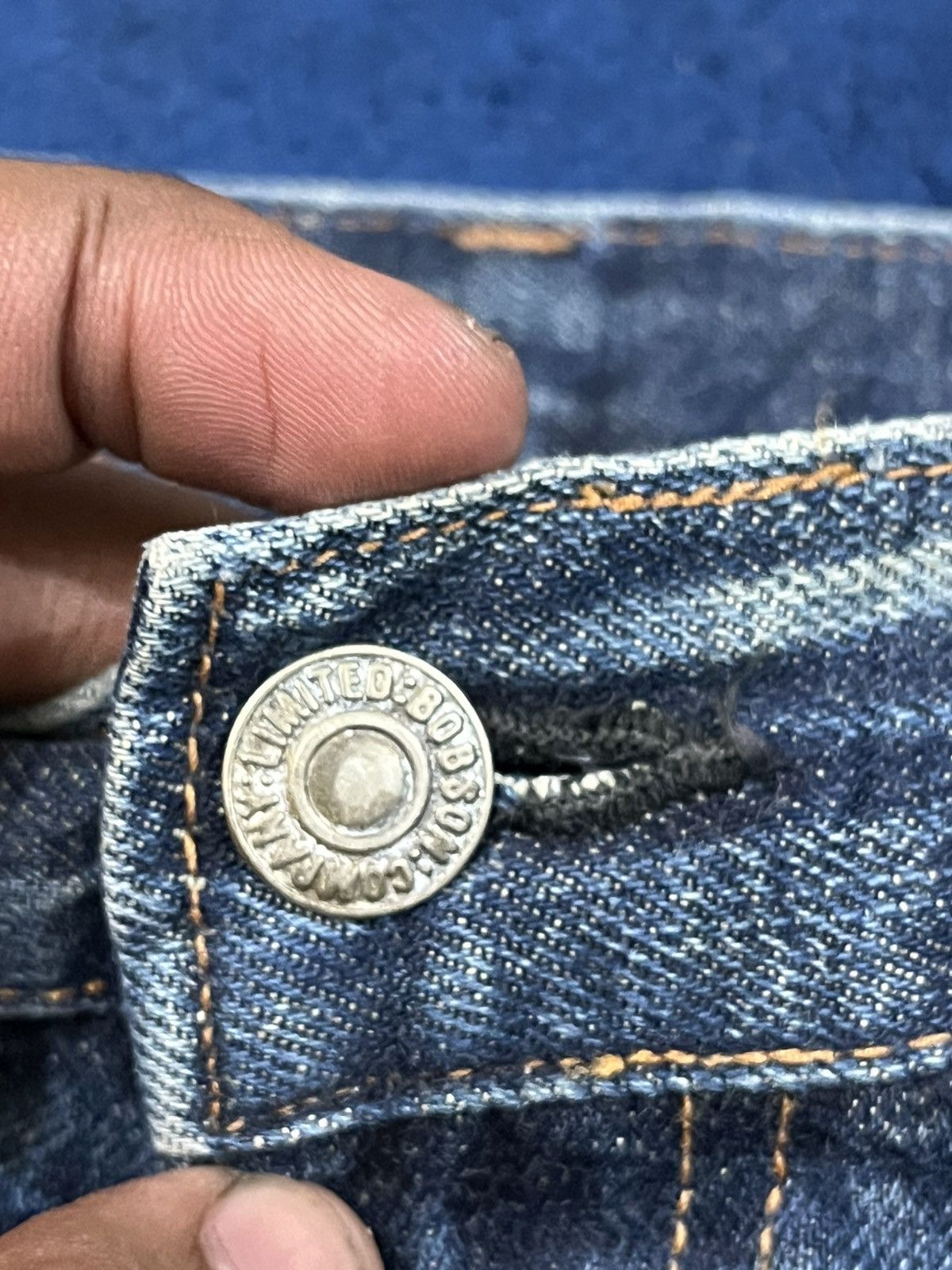Yasuyuki Ishii Vintage Bobson Japan Baggy Distressed Denim Size US 34 / EU 50 - 6 Thumbnail