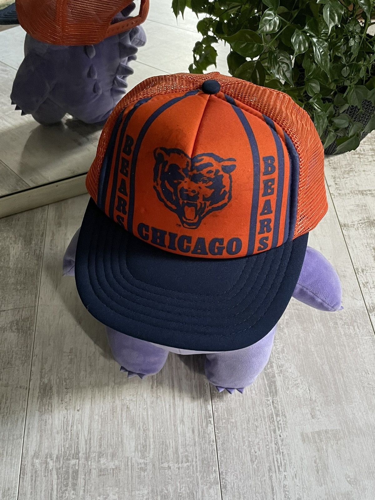 NFL × Vintage Vintage Chicago Bears 1980 Hat Euro Cap NFL RARE Size ONE SIZE - 1 Thumbnail