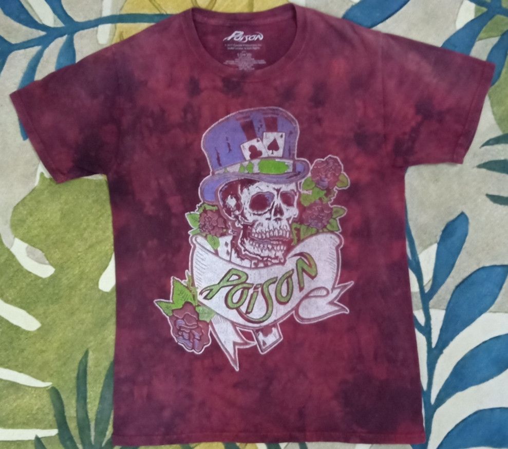 Band Tees Poison Dragging the Cat Across America 1987 Tie-dye T-shirt Size US S / EU 44-46 / 1 - 3 Thumbnail