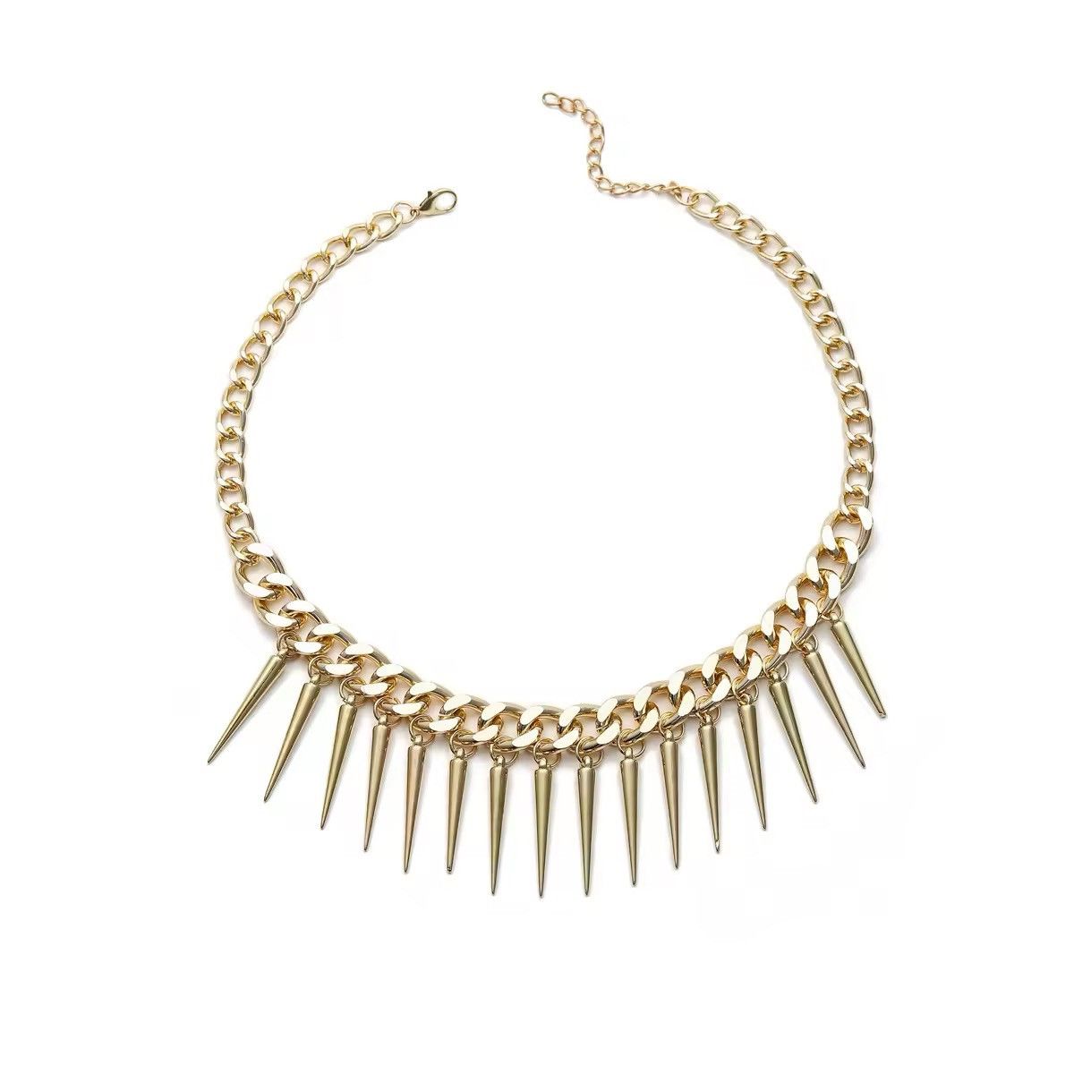 Other Spikes Charm Metal Chain Necklace Size ONE SIZE - 3 Thumbnail