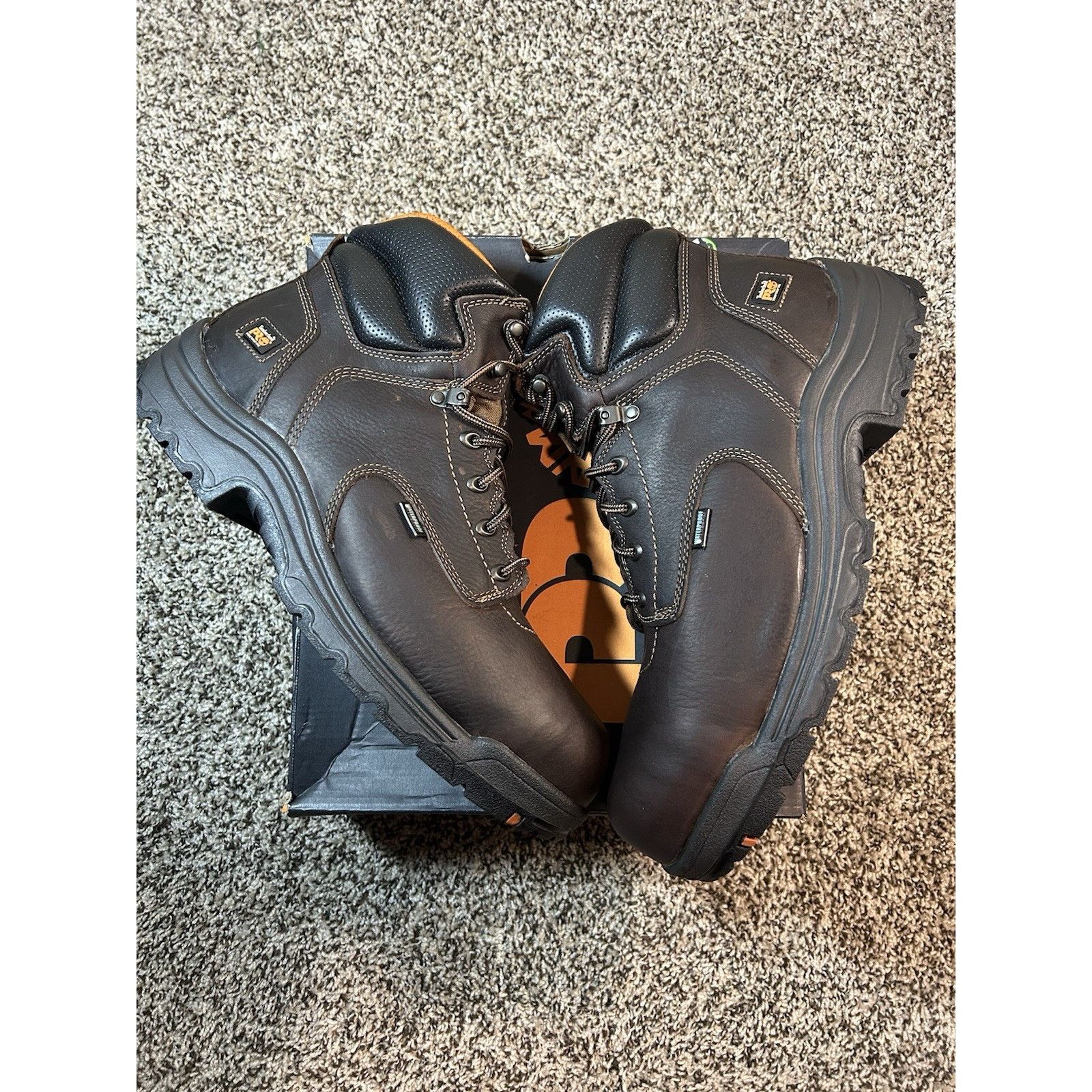 Timberland Timberland Pro Titan 6" Safety Toe Mens 14 Wide leather Boot Size US 14 / EU 47 - 1 Thumbnail