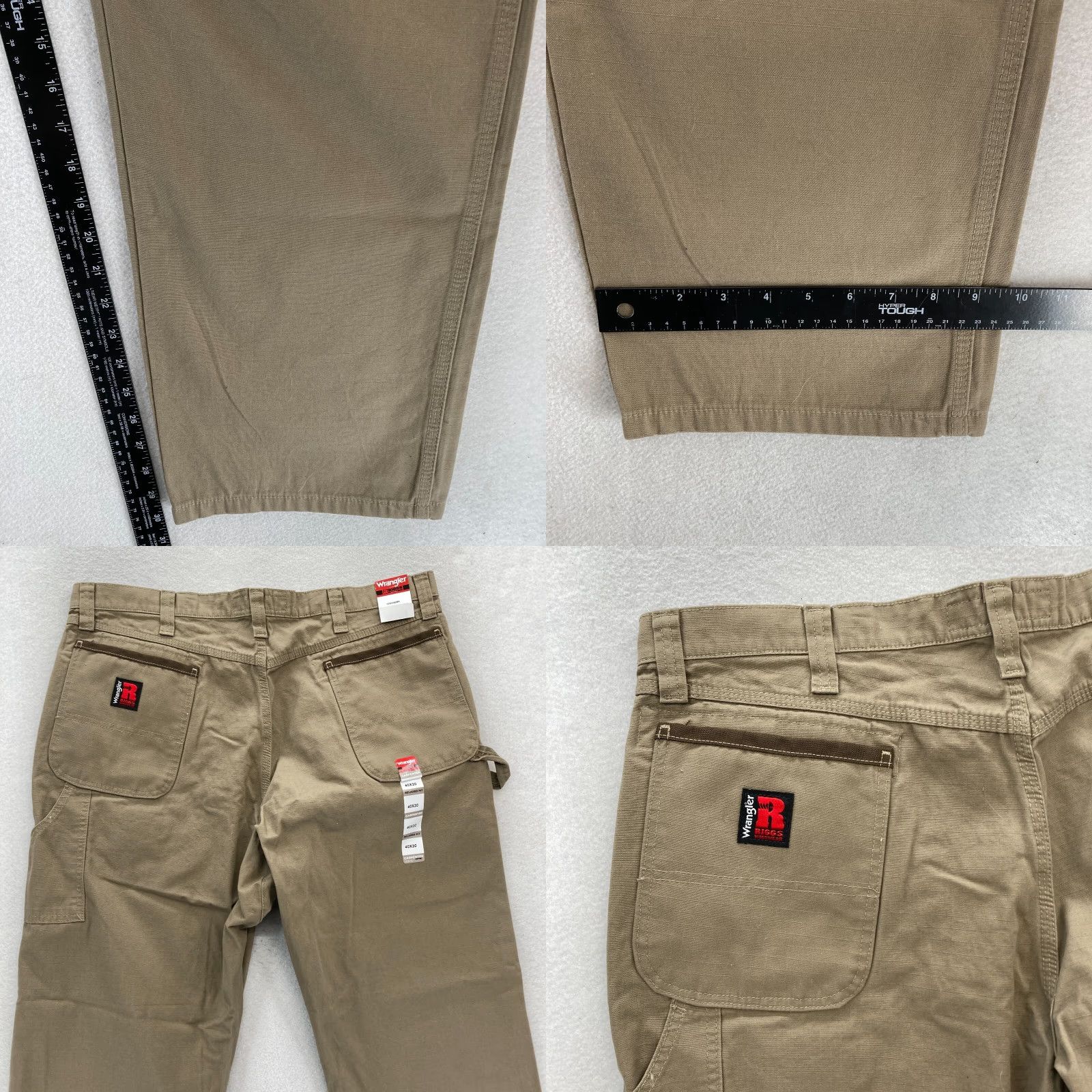 Wrangler Wrangler Riggs Workwear Carpenter Pants Mens 40x30 Brown Ripstop Straight Leg Size US 40 / EU 56 - 8 Thumbnail