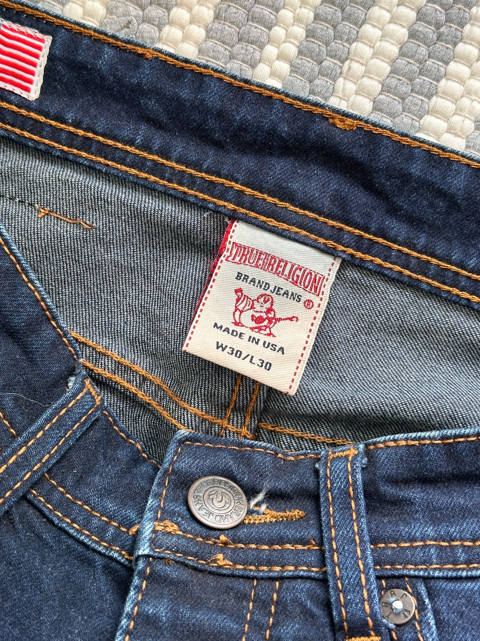 True Religion True Religion Blue Denim Skinny Pants Jeans Size 30" / US 8 / IT 44 - 11 Thumbnail