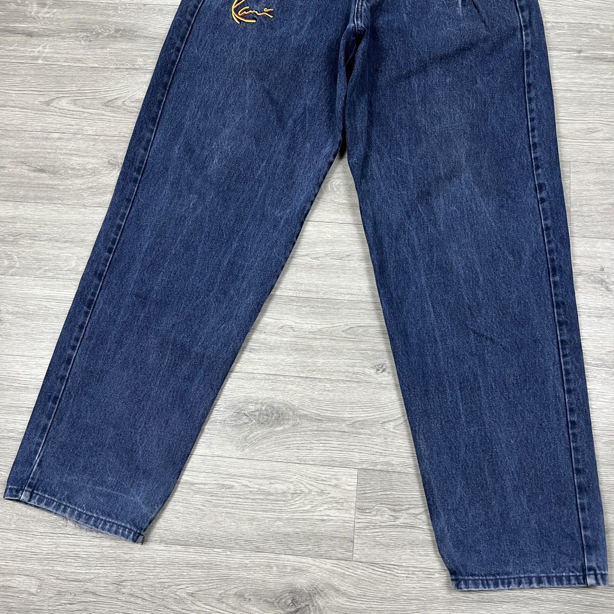 Karl Kani Vintage 90s Karl Kani Baggy Jeans Embroidered Logo Denim Size US 36 / EU 52 - 10 Thumbnail