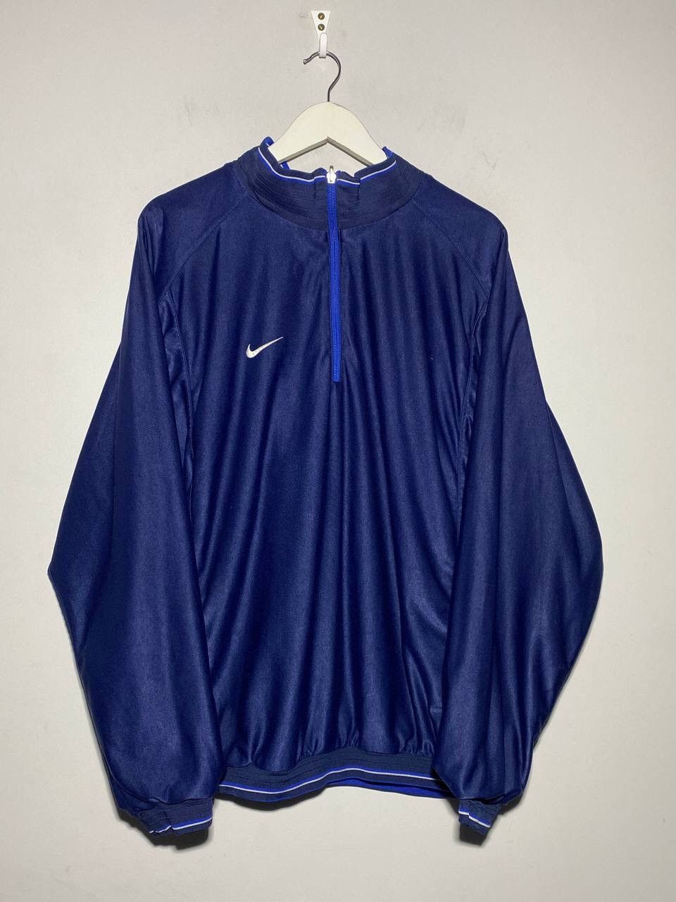 Nike Vintage 2000s Nike y2k streetwear 1/4 zip reversible top Size US XL / EU 56 / 4 - 1 Thumbnail