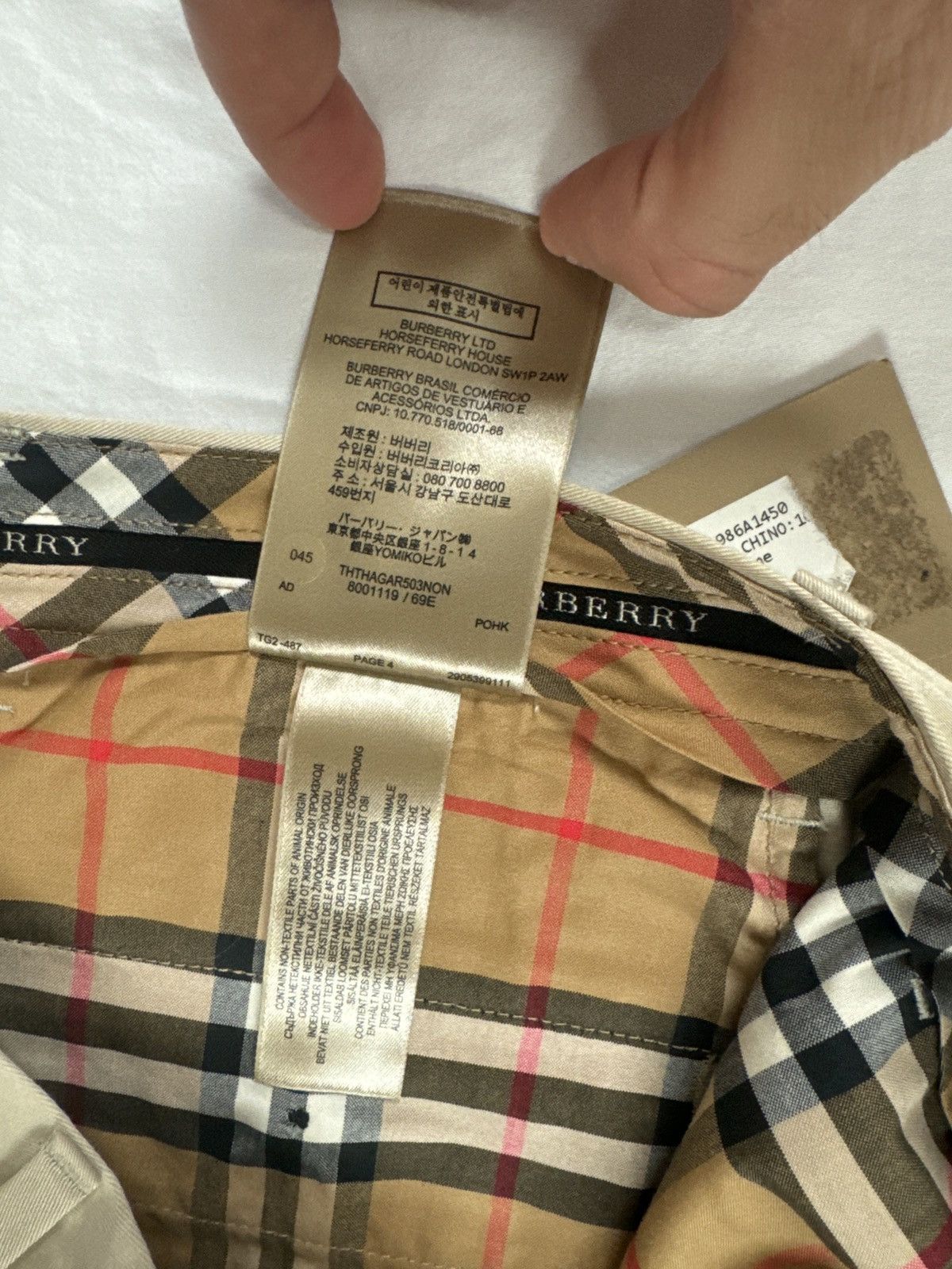 Burberry Burberry Chinos Stone Size US 32 / EU 48 - 3 Thumbnail