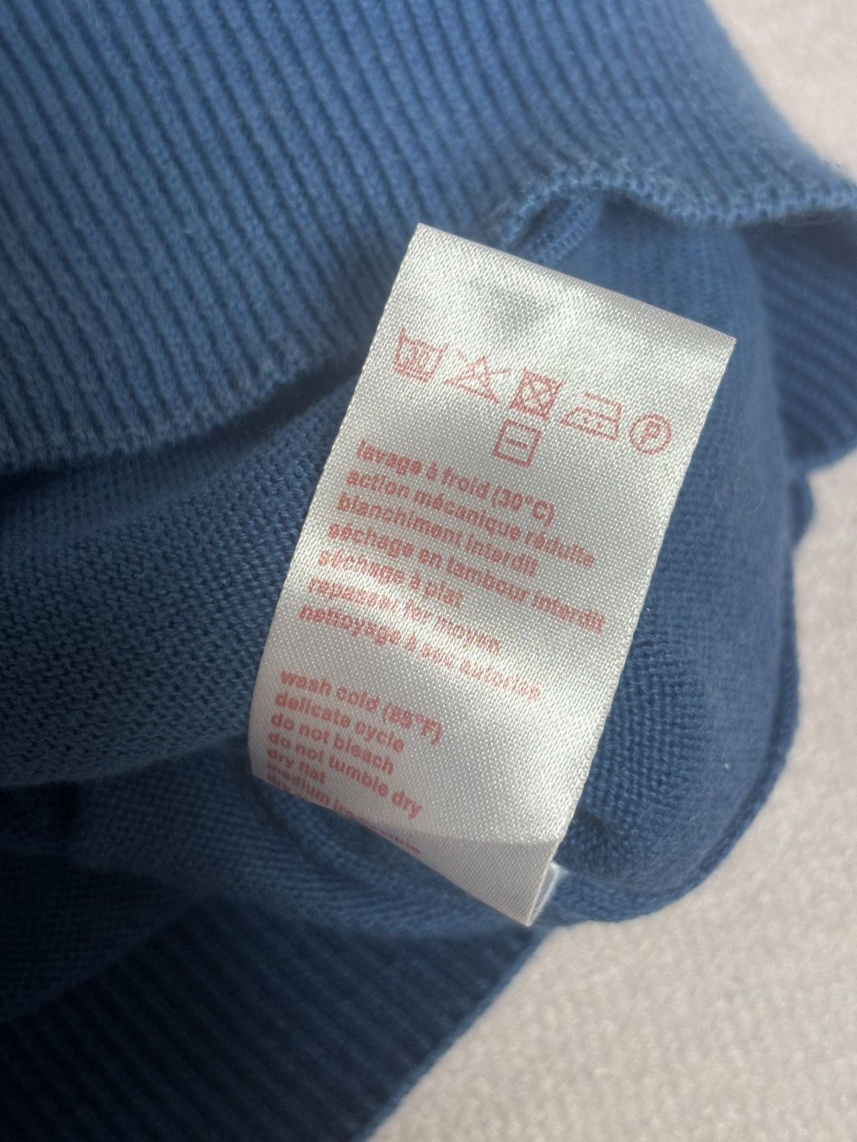 Lacoste Light blue Lacoste v-neck size L Size US L / EU 52-54 / 3 - 12 Thumbnail