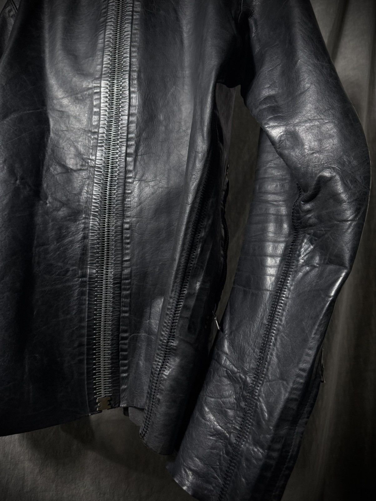 Isaac Sellam Experience ISAAC SELLAM Heavy Calfskin Jacket Size US S / EU 44-46 / 1 - 9 Thumbnail