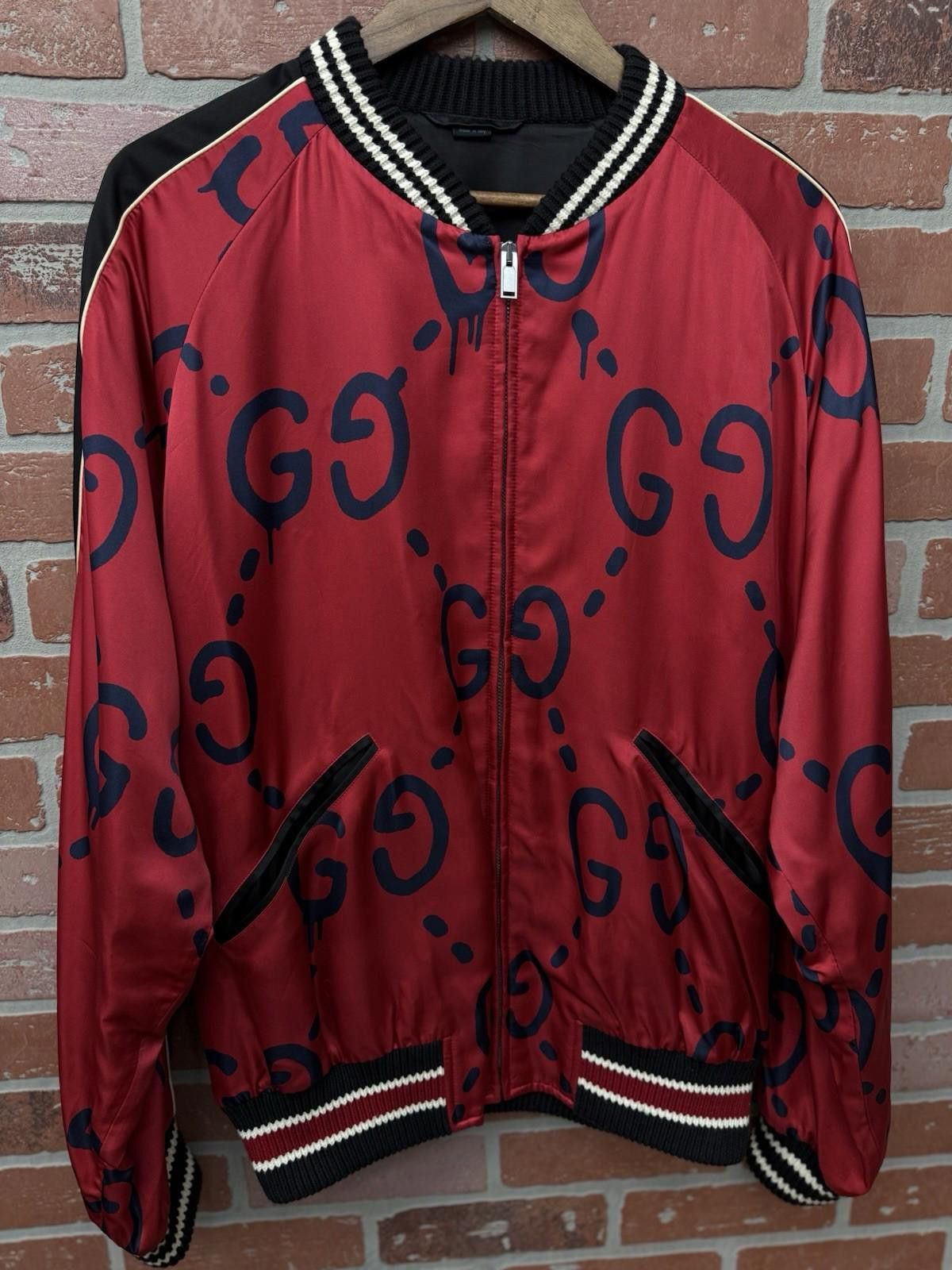 Gucci GUCCI Red Ghost Bomber Jacket “Limited ” Size (52) $2,000 Size US M / EU 48-50 / 2 - 5 Thumbnail