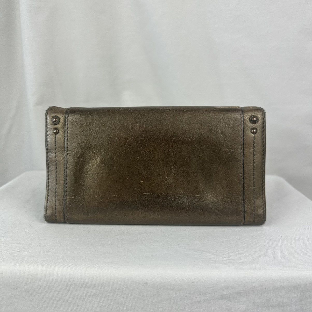 Chloe Vintage Authentic Chloe Paddington Leather Wallet Bronze Size ONE SIZE - 3 Thumbnail