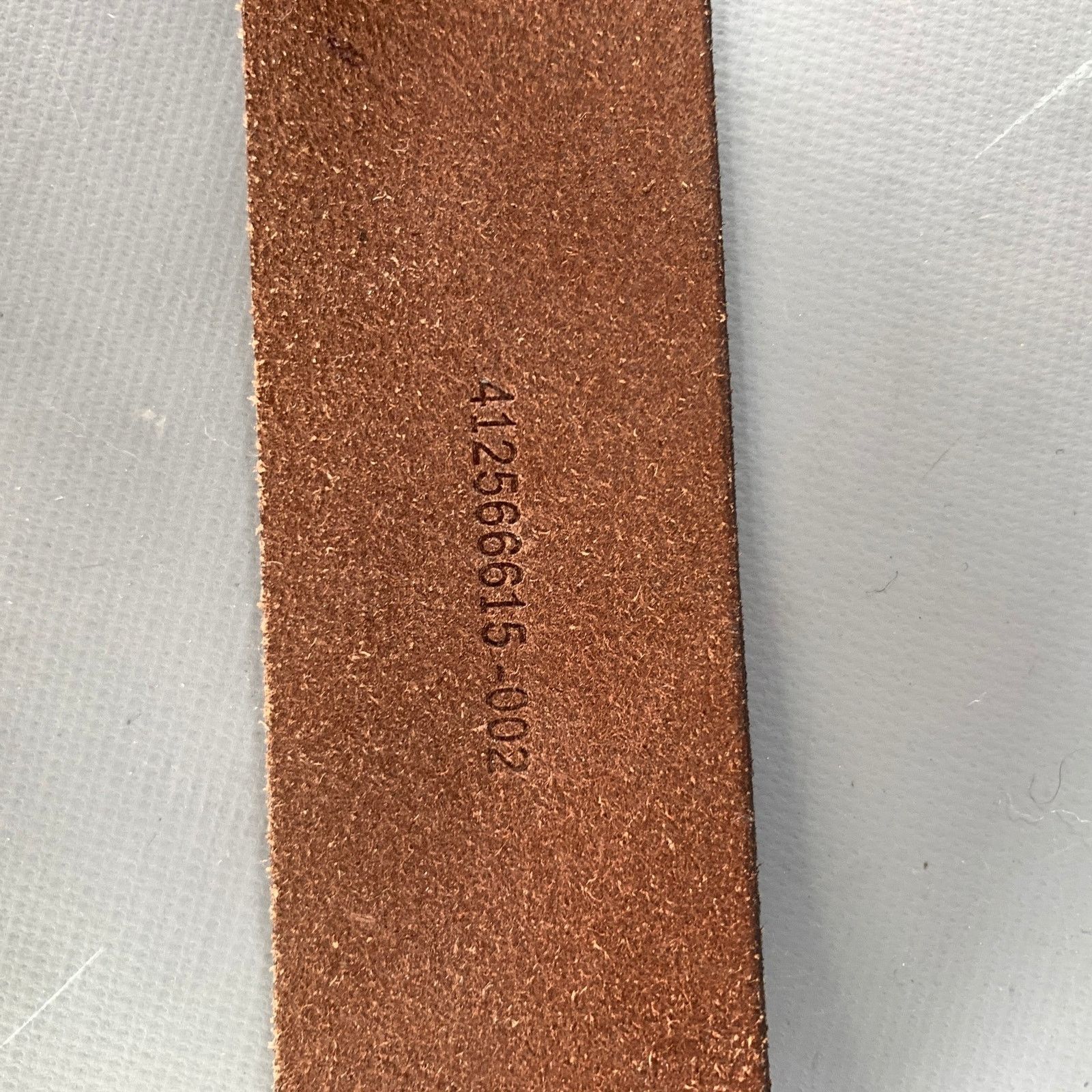 Ralph Lauren LAUREN by RALPH LAUREN Size M Brown Crackled Leather Belt Size 36 - 6 Thumbnail