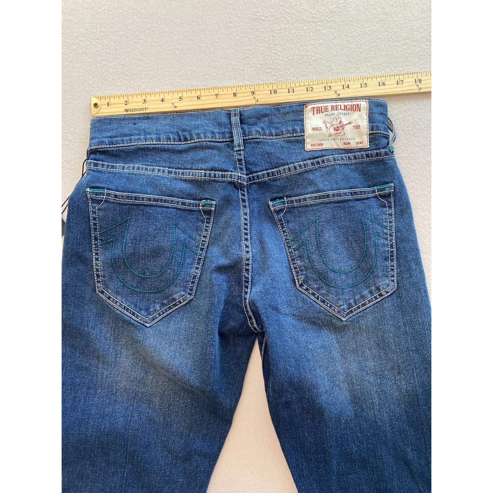True Religion True Religion Ricky Jeans Mens Size 30 Relaxed Straight NWT Size US 30 / EU 46 - 16 Thumbnail