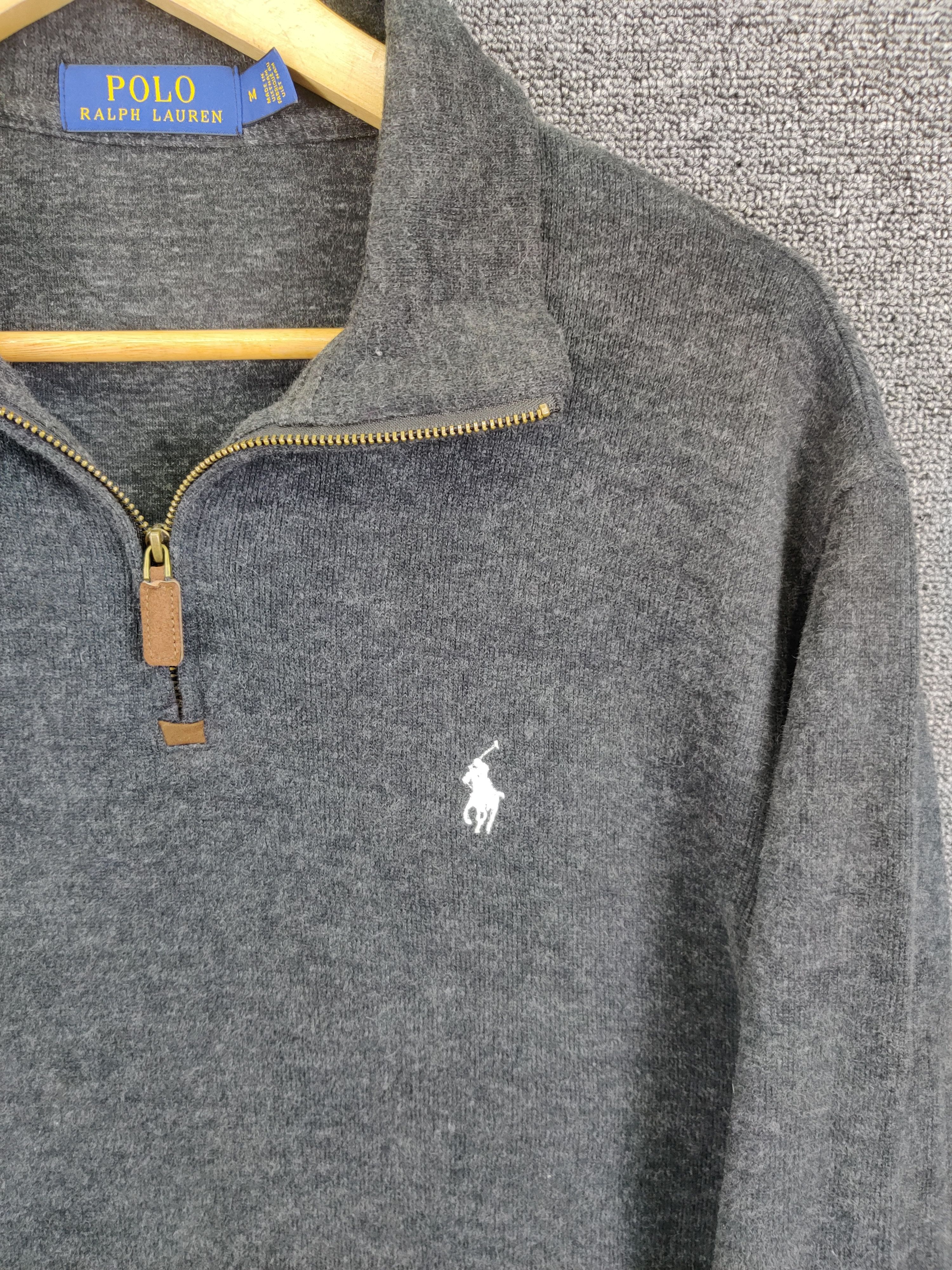 Polo Ralph Lauren Vintage Polo Ralph Lauren Quarter Half Zipper Knit Sweater Size US M / EU 48-50 / 2 - 3 Thumbnail