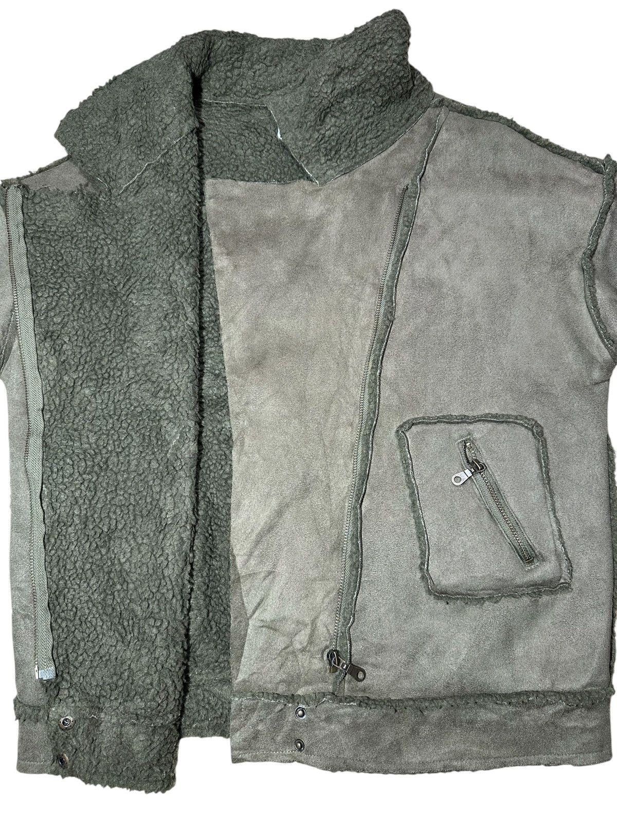 Japanese Brand Gossip ! fleece sherpa jacket Size L / US 10 / IT 46 - 6 Thumbnail