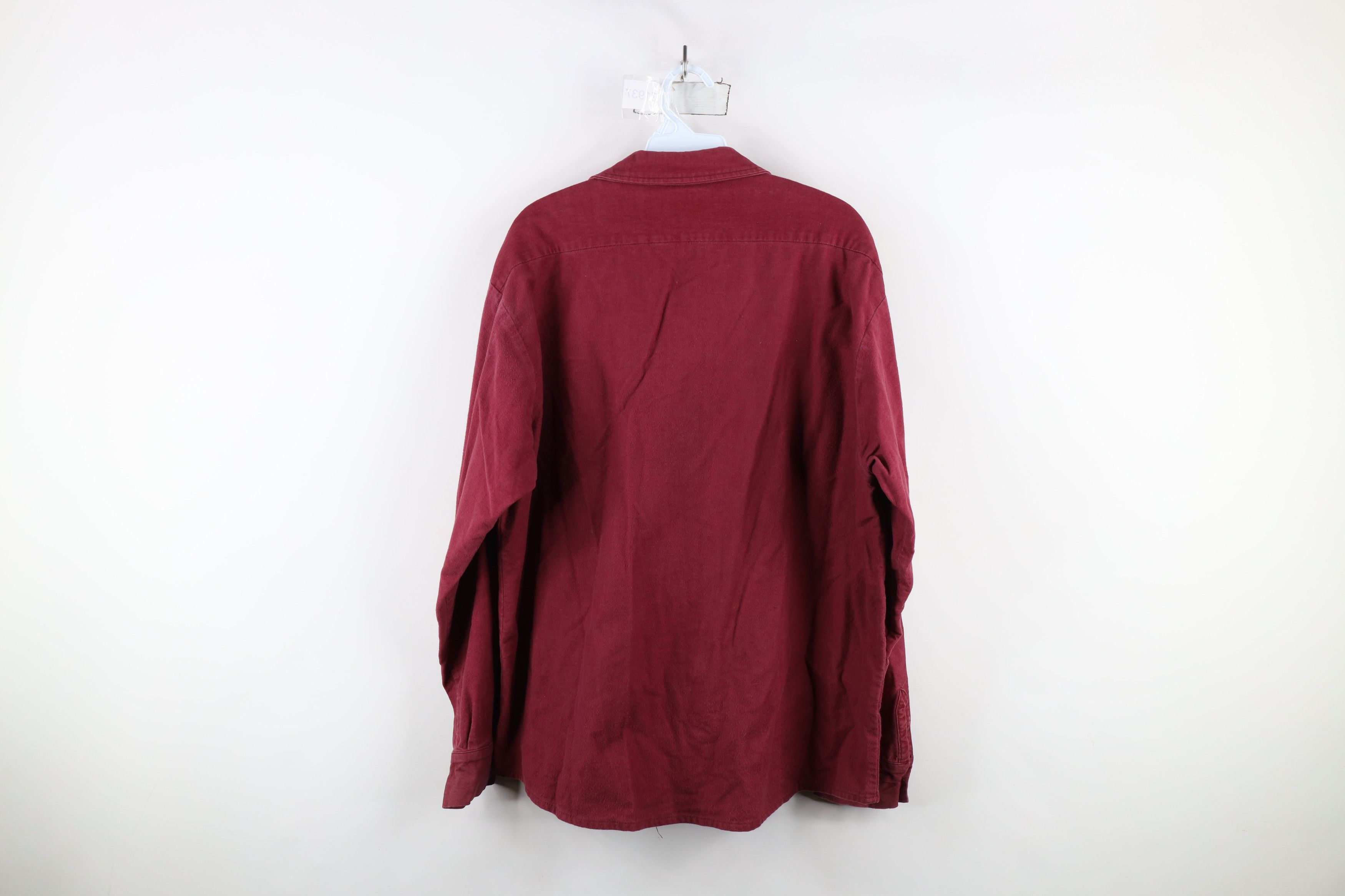Vintage Vintage 90s Streetwear Heavy Chamois Cloth Button Shirt USA Size US XL / EU 56 / 4 - 12 Thumbnail