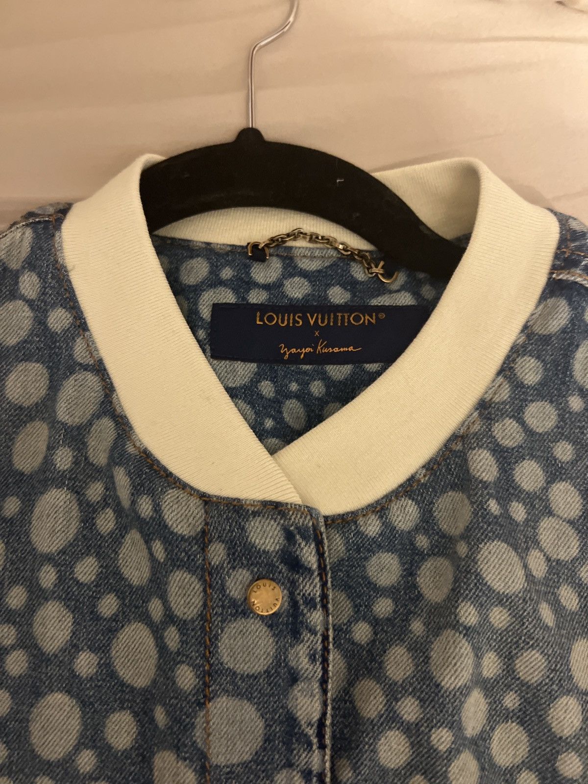 Louis Vuitton × Yayoi Kusama LOUIS VUITTON x YAYOI KUSAMA: Denim Shirt Infinity Dots Size US L / EU 52-54 / 3 - 3 Thumbnail