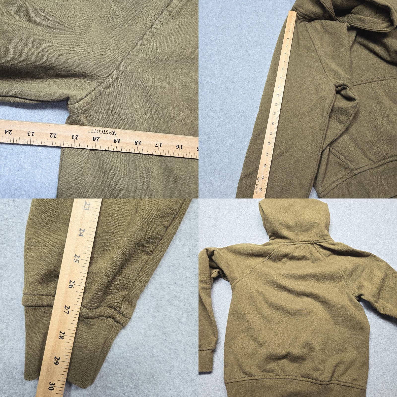 Flint And Tinder Flint and Tinder Hoodie Mens M Green Pullover Heavyweight Fleece Hooded Pockets Size US M / EU 48-50 / 2 - 9 Thumbnail