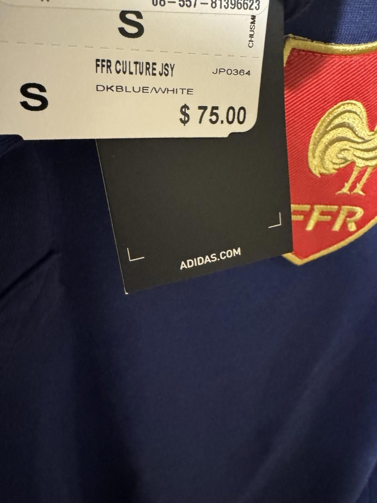 Adidas Adidas France Long Sleeve Culture Rugby Jersey - M Size ONE SIZE - 6 Thumbnail