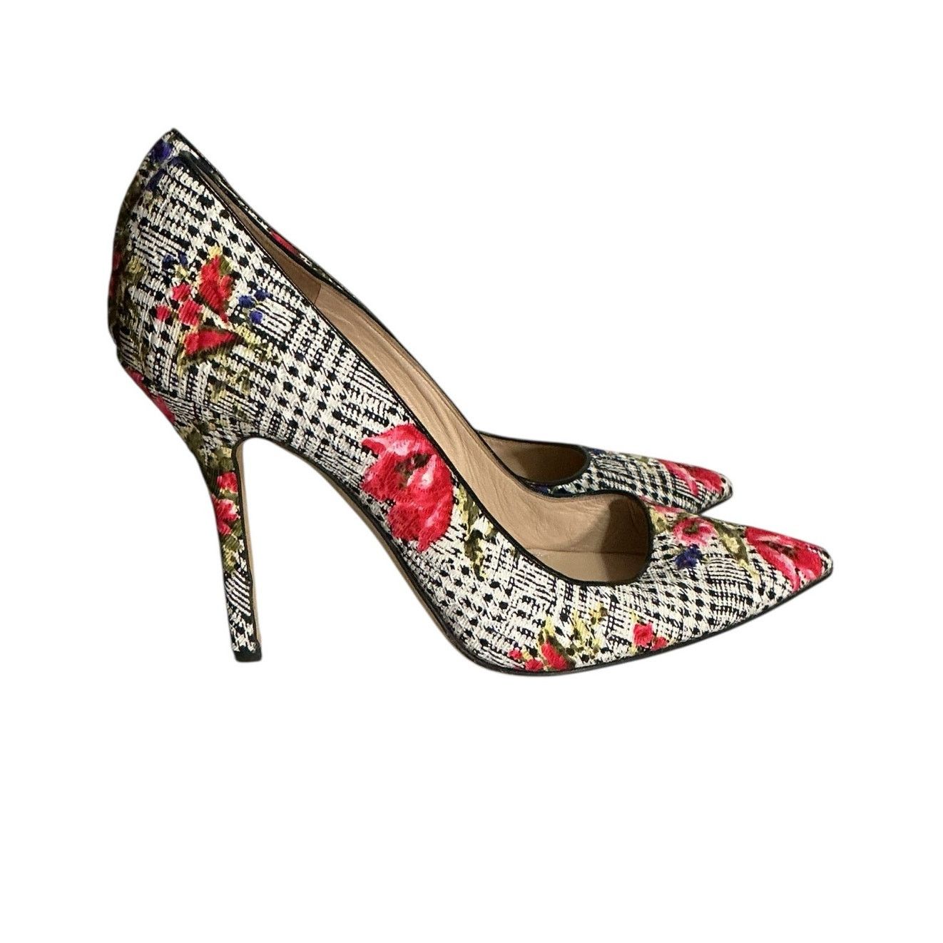 Oscar De La Renta Oscar de la Renta Floral Pointed Toe Pumps IT 40 Size US 10 / IT 40 - 4 Thumbnail