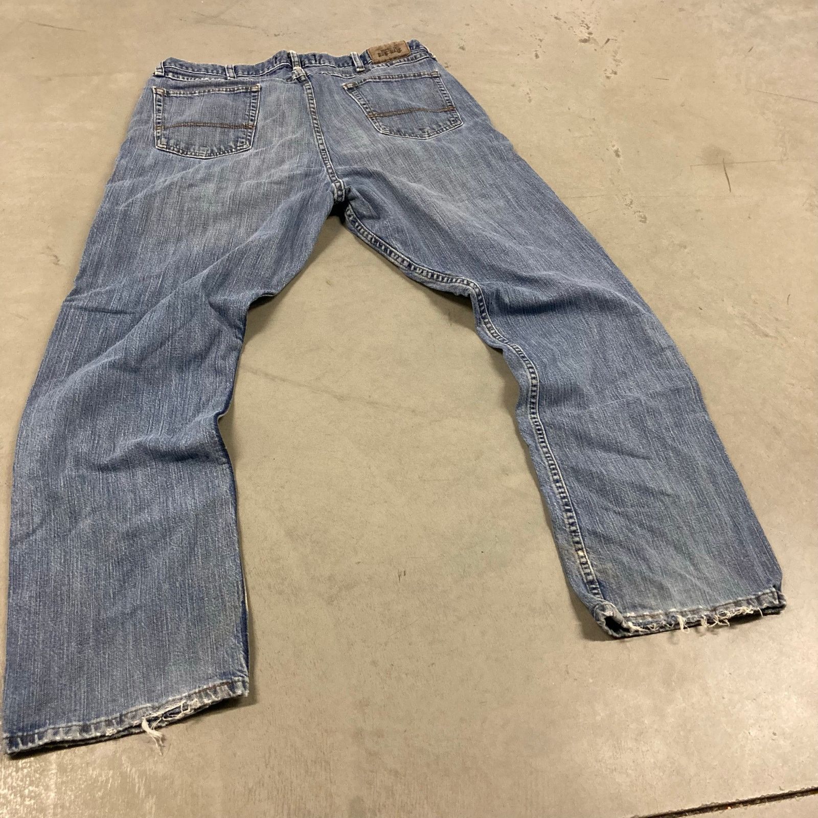 Vintage × Wrangler Y2K wrangler baggy bootcut Jeans 38x32 Size US 38 / EU 54 - 2 Thumbnail