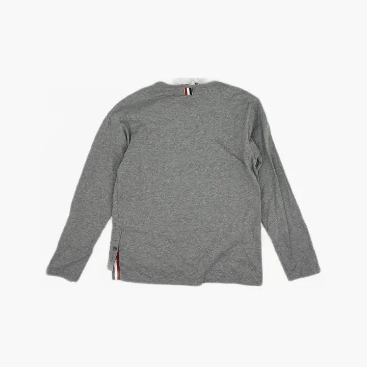 Thom Browne Thom Browne Casual Long Sleeve Pullover Sweatshirt -2507 Size US S / EU 44-46 / 1 - 1 Thumbnail