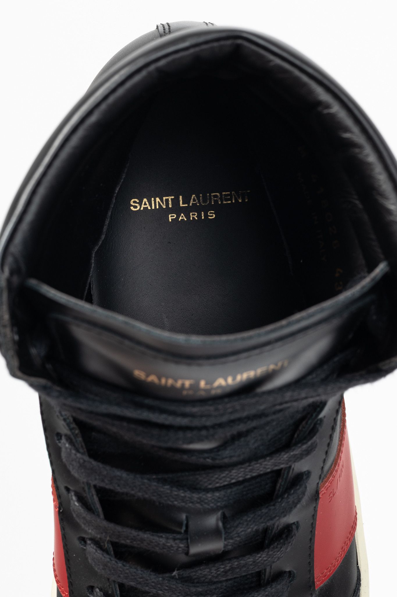 Saint Laurent Paris Saint Laurent SL/10H High Court Classic High-Top Sneakers Size US 10 / EU 43 - 11 Thumbnail