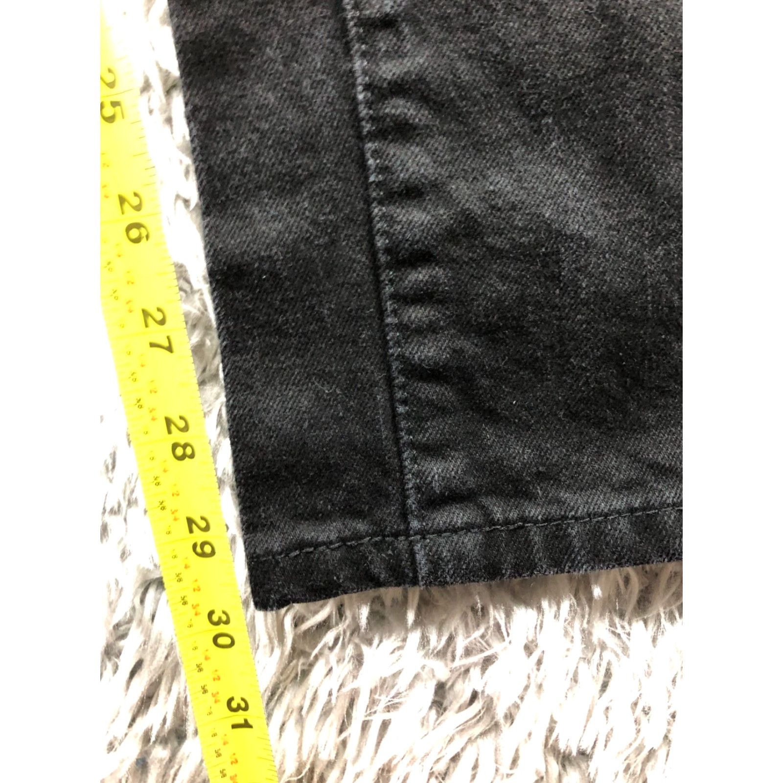 Vintage Sonoma Jeans Slim Straight Dark Wash Black 32x32 Mens Mid Rise 5-Pocket Denim Cotton Blend Slim Fit Size US 32 / EU 48 - 3 Thumbnail