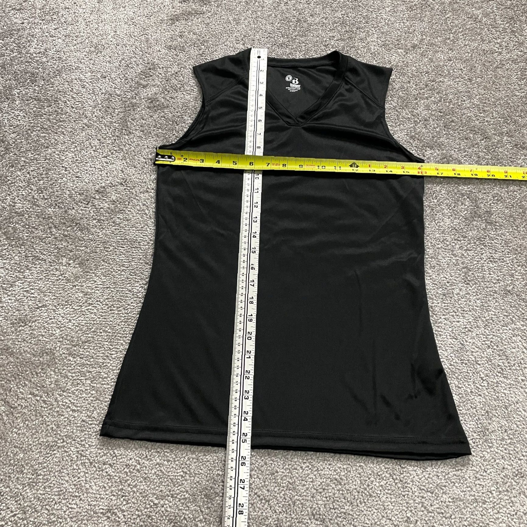 Vintage Badger Tank Top Womens Small Black V-Neck Sleeveless Active Gym Athletic Size S / US 4 / IT 40 - 3 Thumbnail